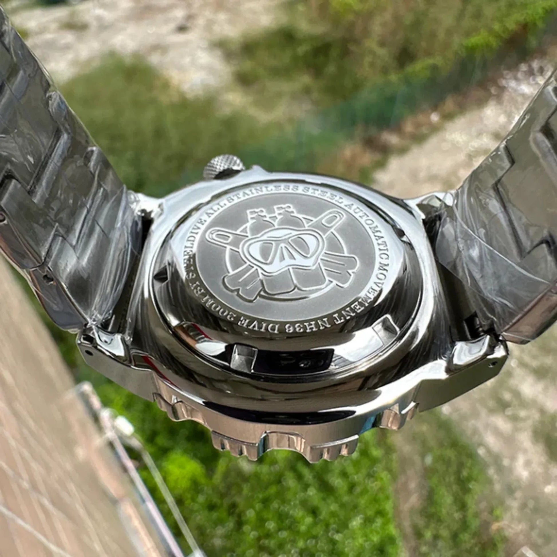 Steeldive SD1984 NH36 Automatic Monster Men Watch - Black - DREAM WATCHES