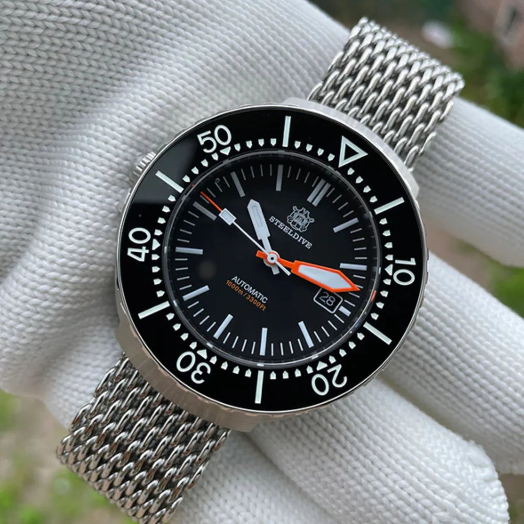 Steeldive SD1989 Monobloc 1000m Diver Watch - DREAM WATCHES