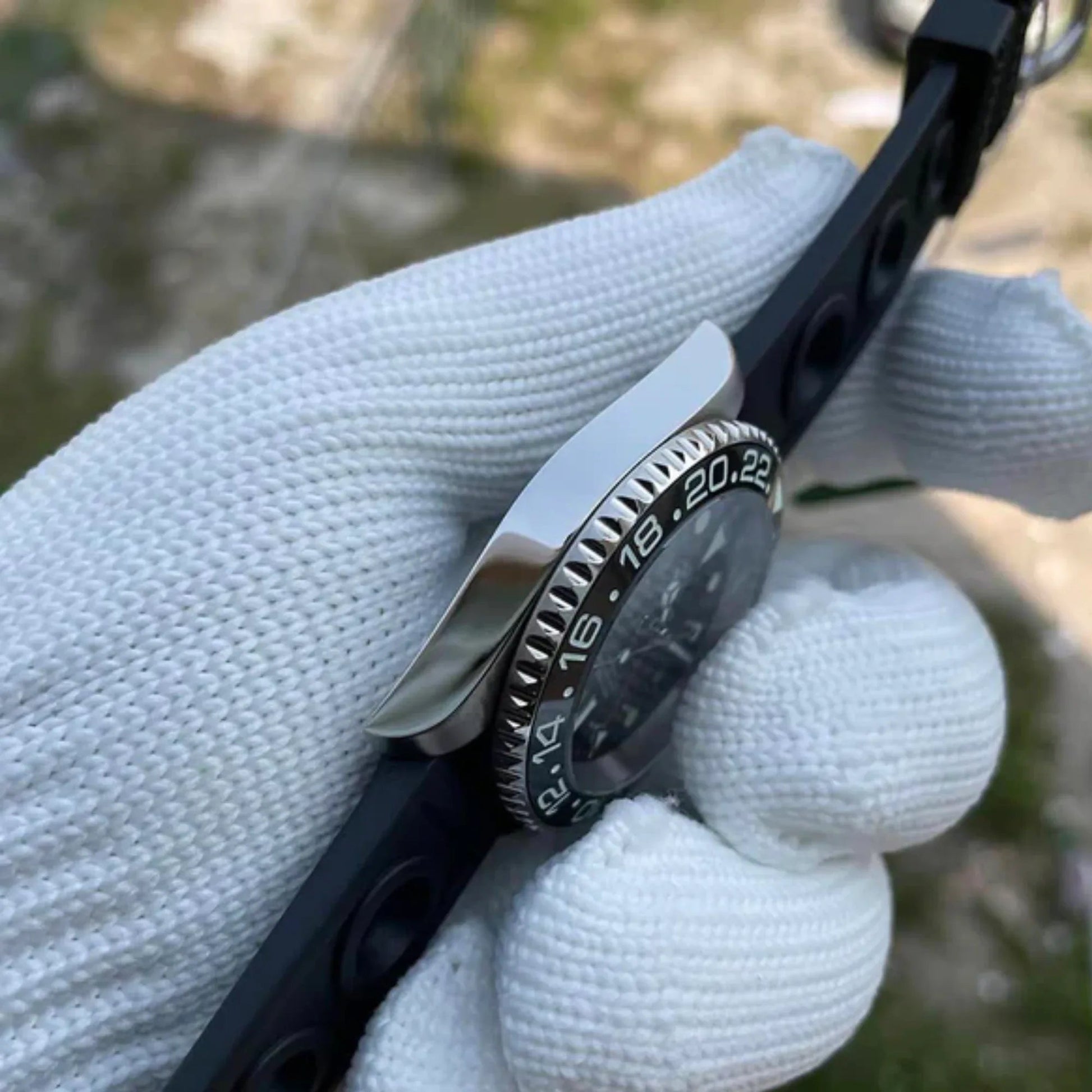 Steeldive SD1993 NH34 GMT Automatic Watch V2 Red/Blue With Jubilee Bracelet - DREAM WATCHES