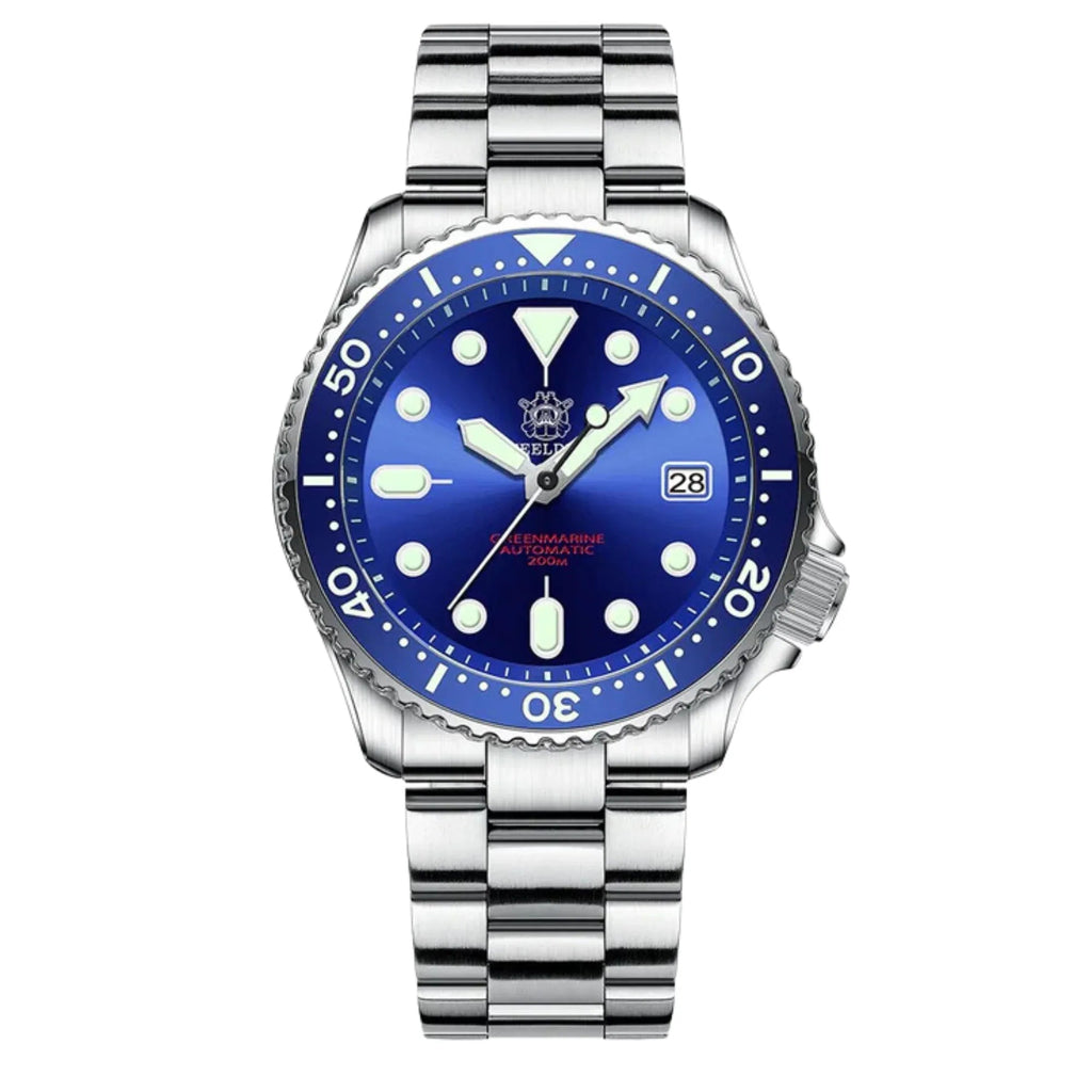 Steeldive SD1996 SKX007 Dive Watch - Blue - DREAM WATCHES