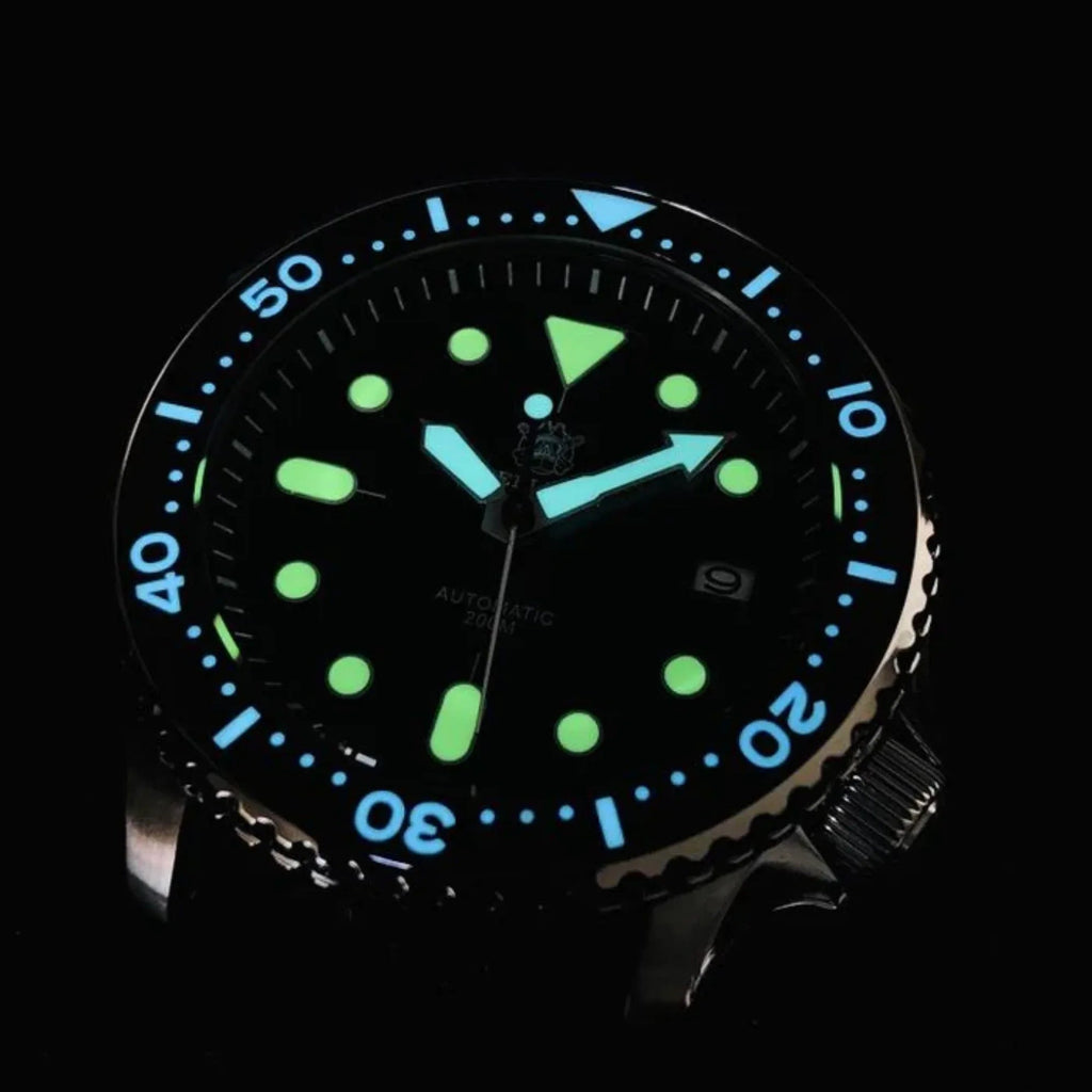 Steeldive SD1996 SKX007 Dive Watch - Green - DREAM WATCHES