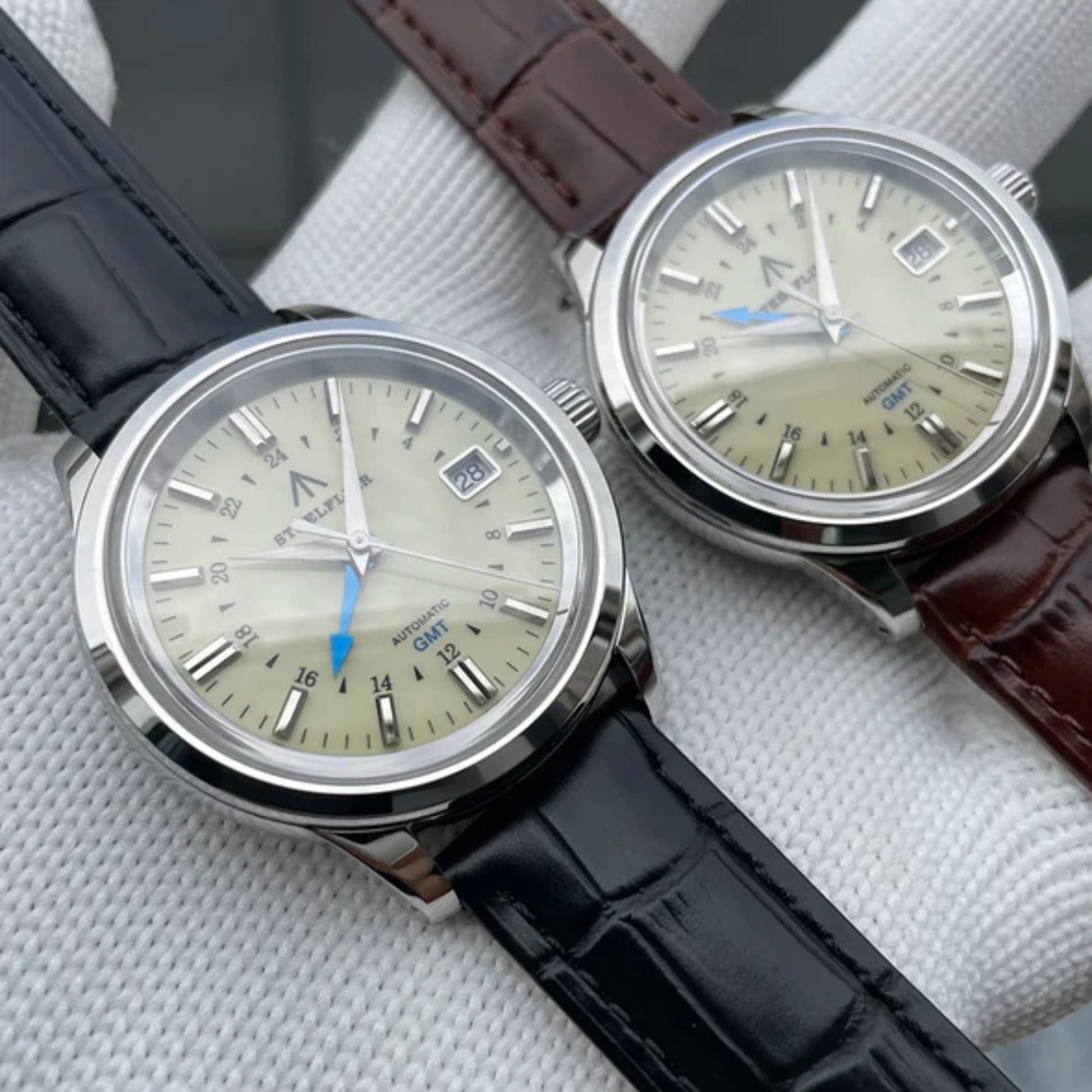 Steelflier SF791 Elegance Collection NH34 GMT Watch - DREAM WATCHES