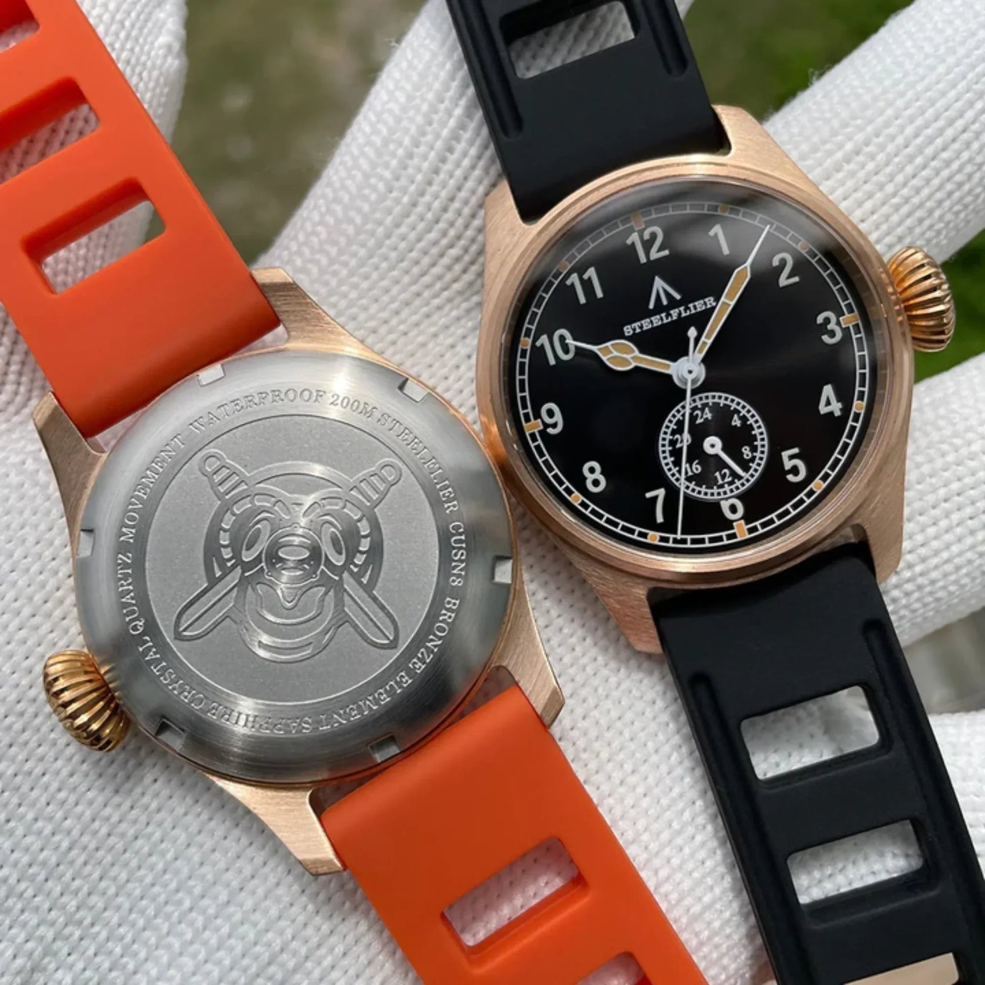 Steelflier VH60 Bronze Filed Watch SF746S - DREAM WATCHES