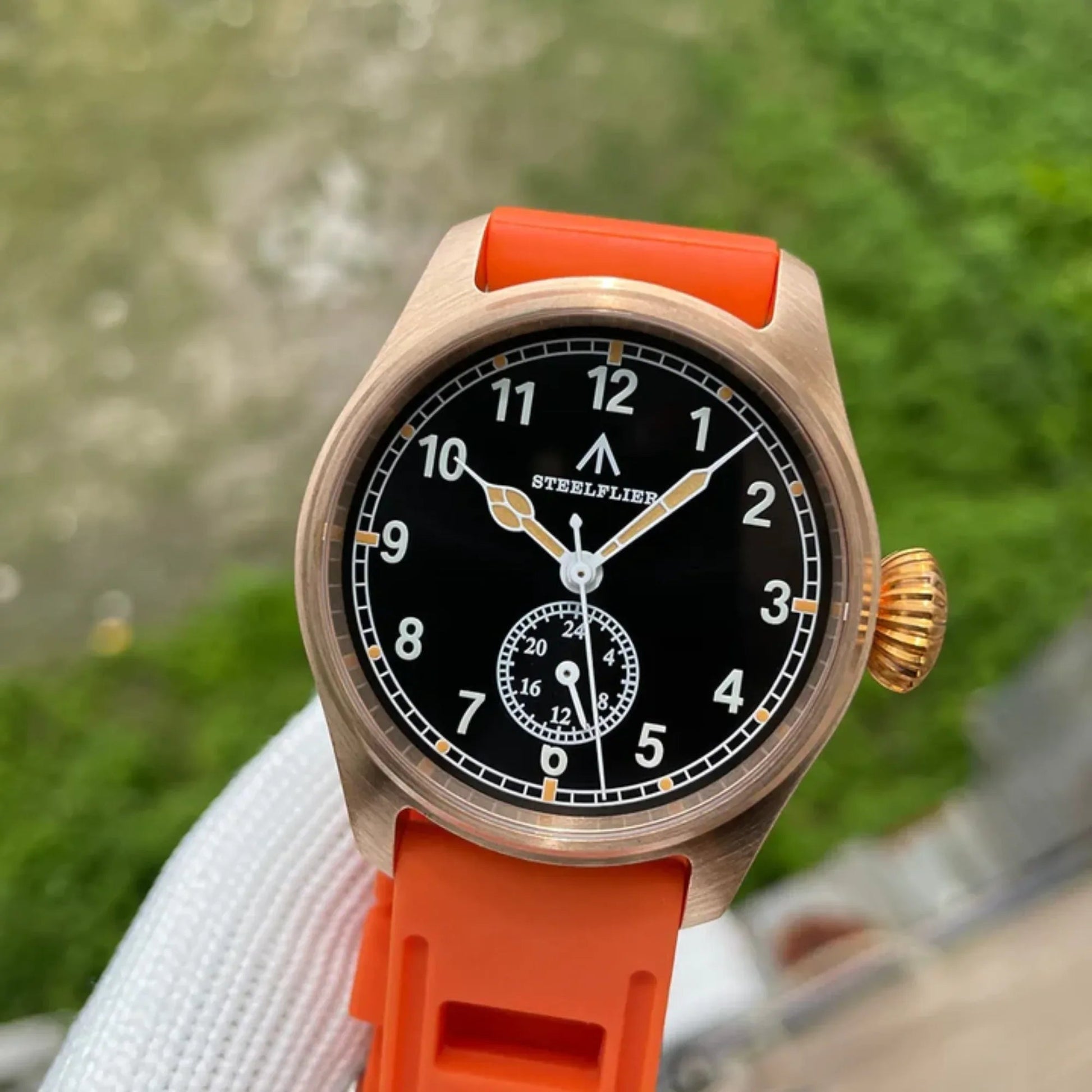 Steelflier VH60 Bronze Filed Watch SF746S - DREAM WATCHES