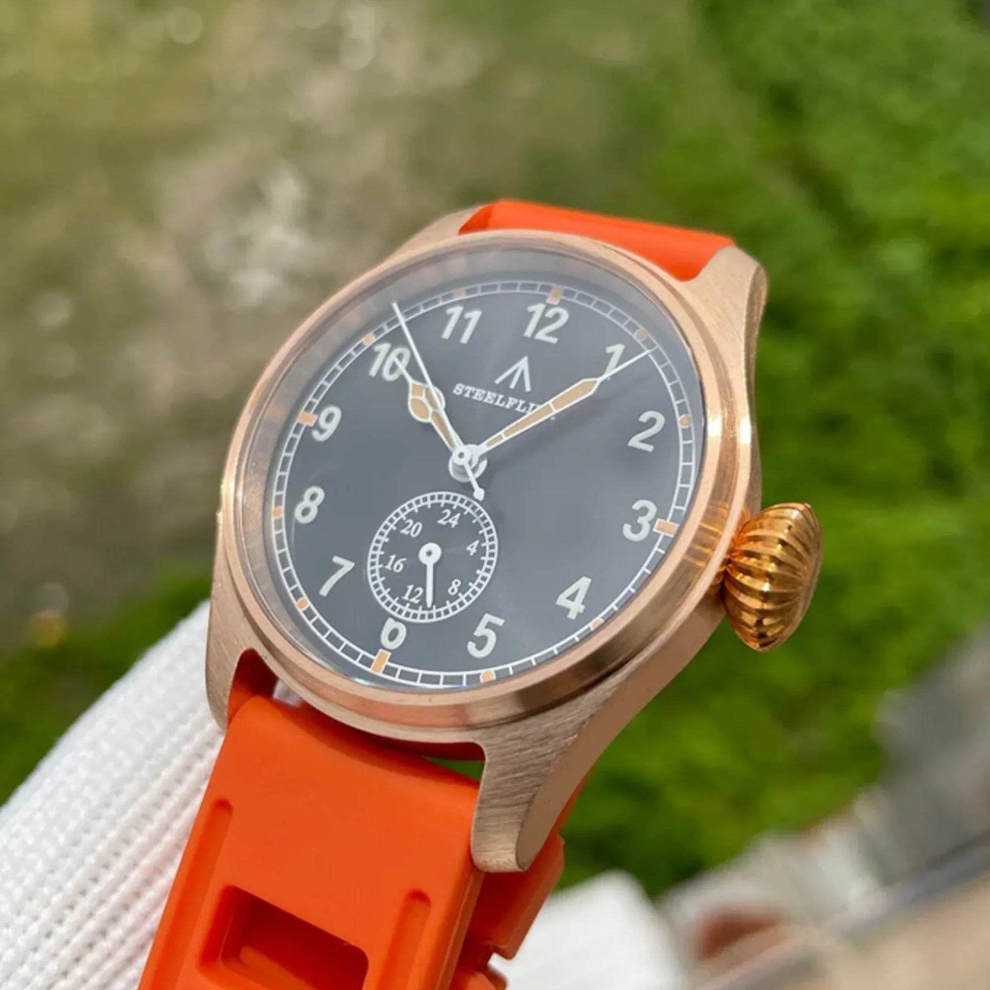 Steelflier VH60 Bronze Filed Watch SF746S - DREAM WATCHES