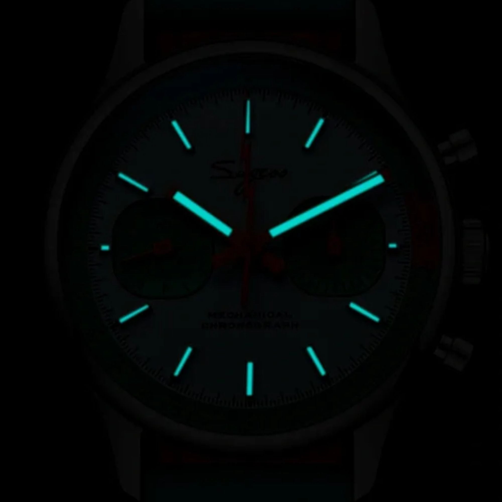 Suges S387F Tiffany Blue Mechanical Chronograph 40 mm V2 - DREAM WATCHES