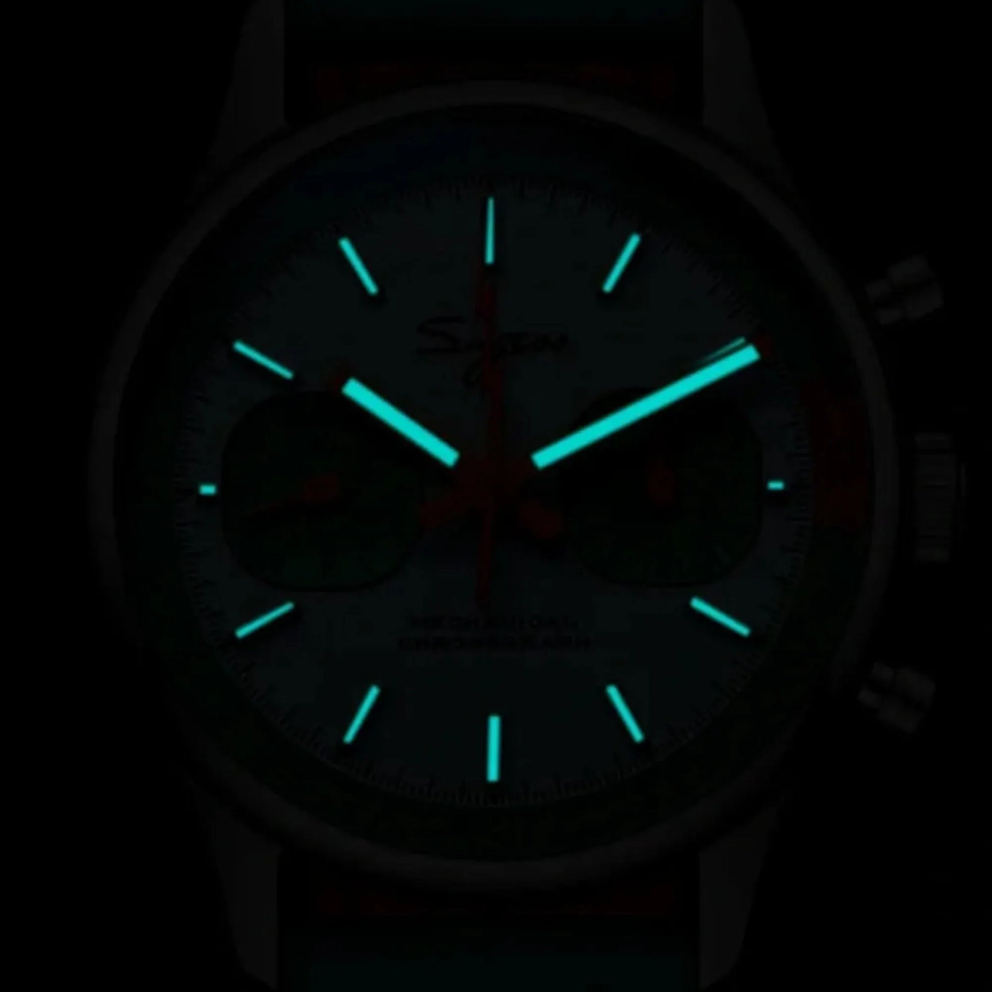 Suges S387F Tiffany Blue Mechanical Chronograph 40 mm V2 - DREAM WATCHES