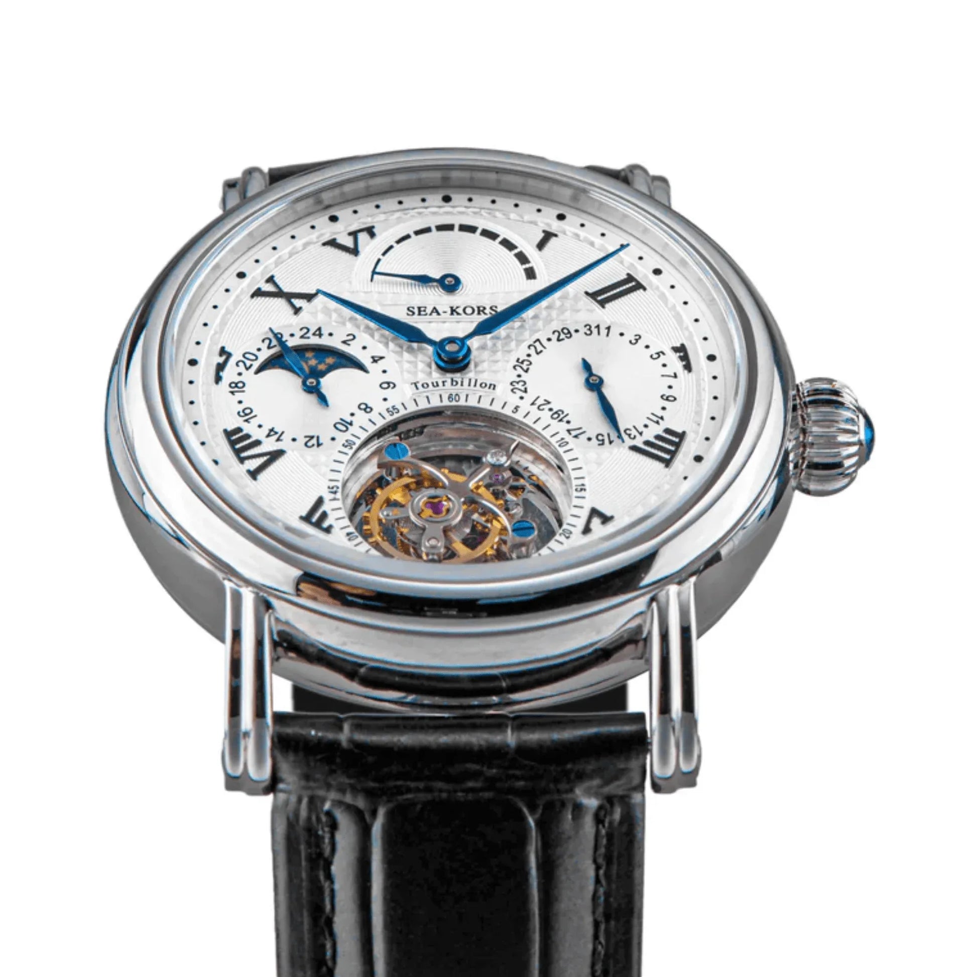 Suges Seakors Tourbillon SE8007SW Blue Indices - DREAM WATCHES