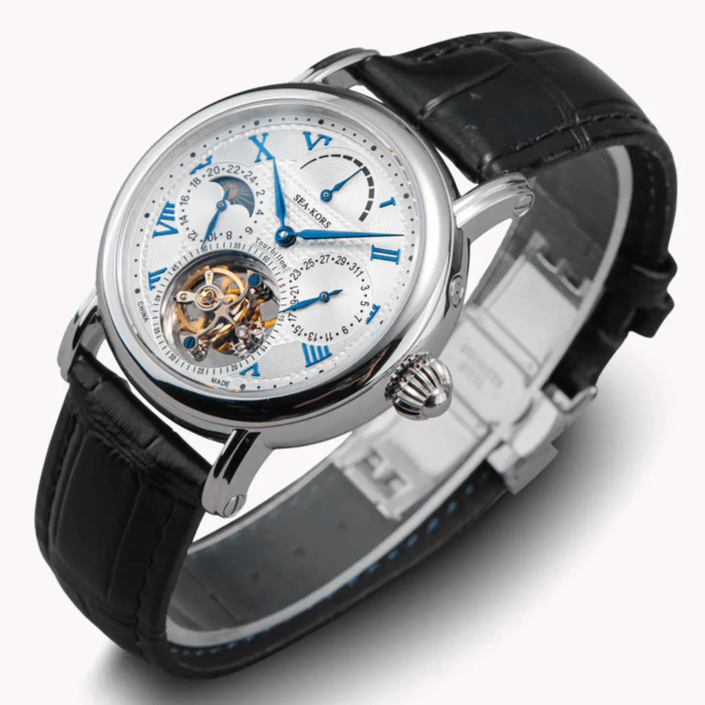 Suges Seakors Tourbillon SE8007SW Blue Indices - DREAM WATCHES