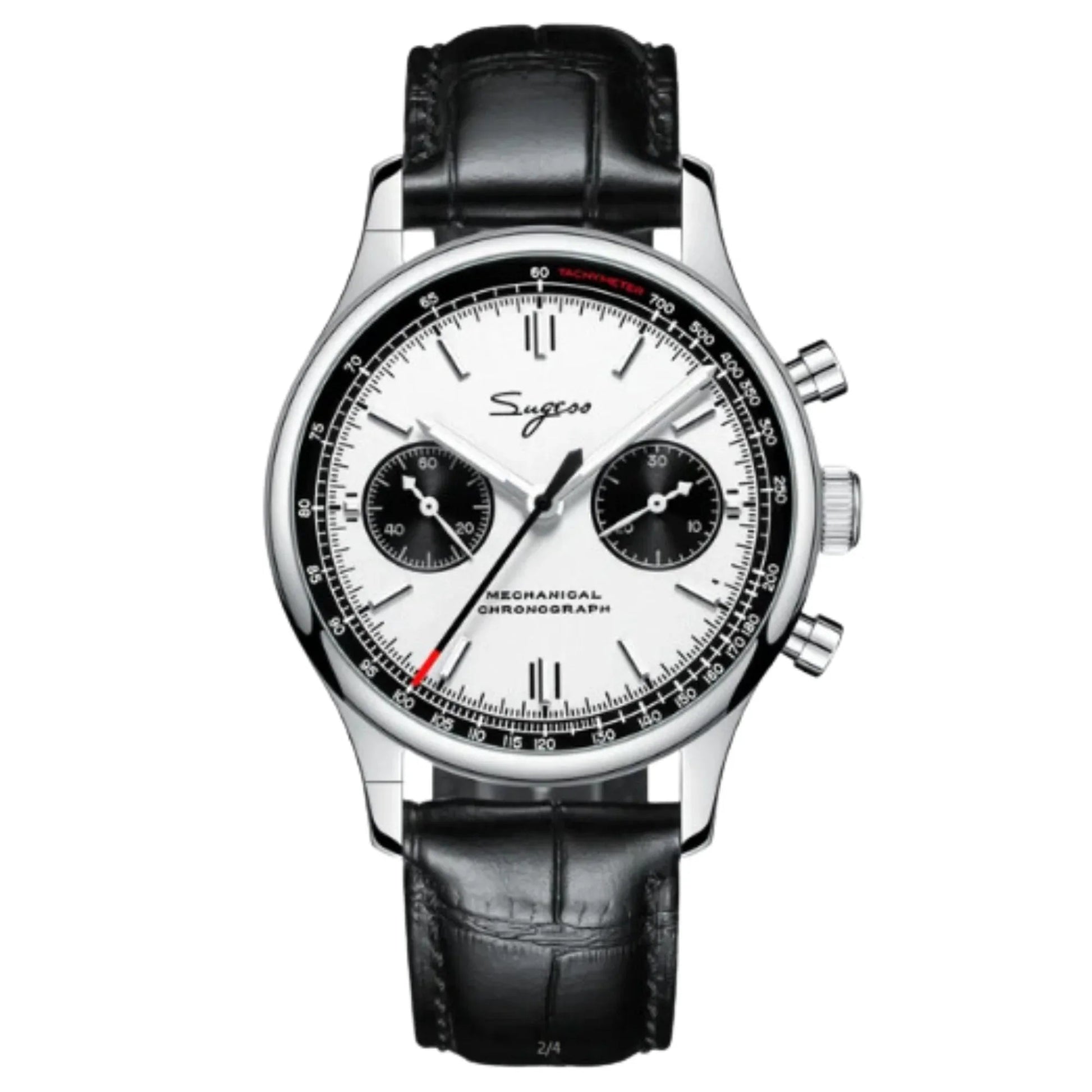 Sugess 40mm Pilot Chronograph with ST1901 Movement - Gooseneck Regulator Mens Watch - DREAM WATCHES