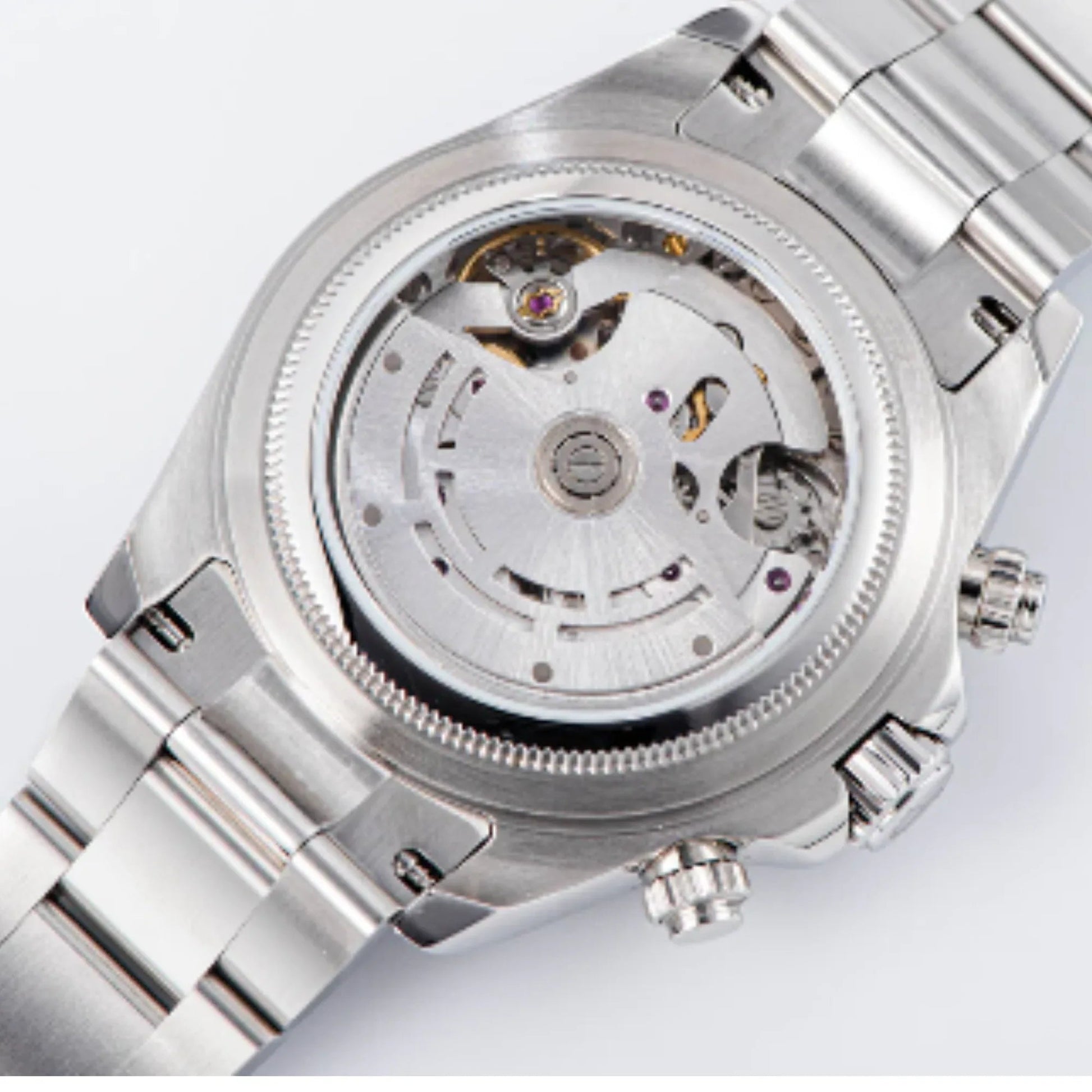 Sugess Automatic Chronograph 418-2 White Dial Ceramic Bezel Professional - DREAM WATCHES