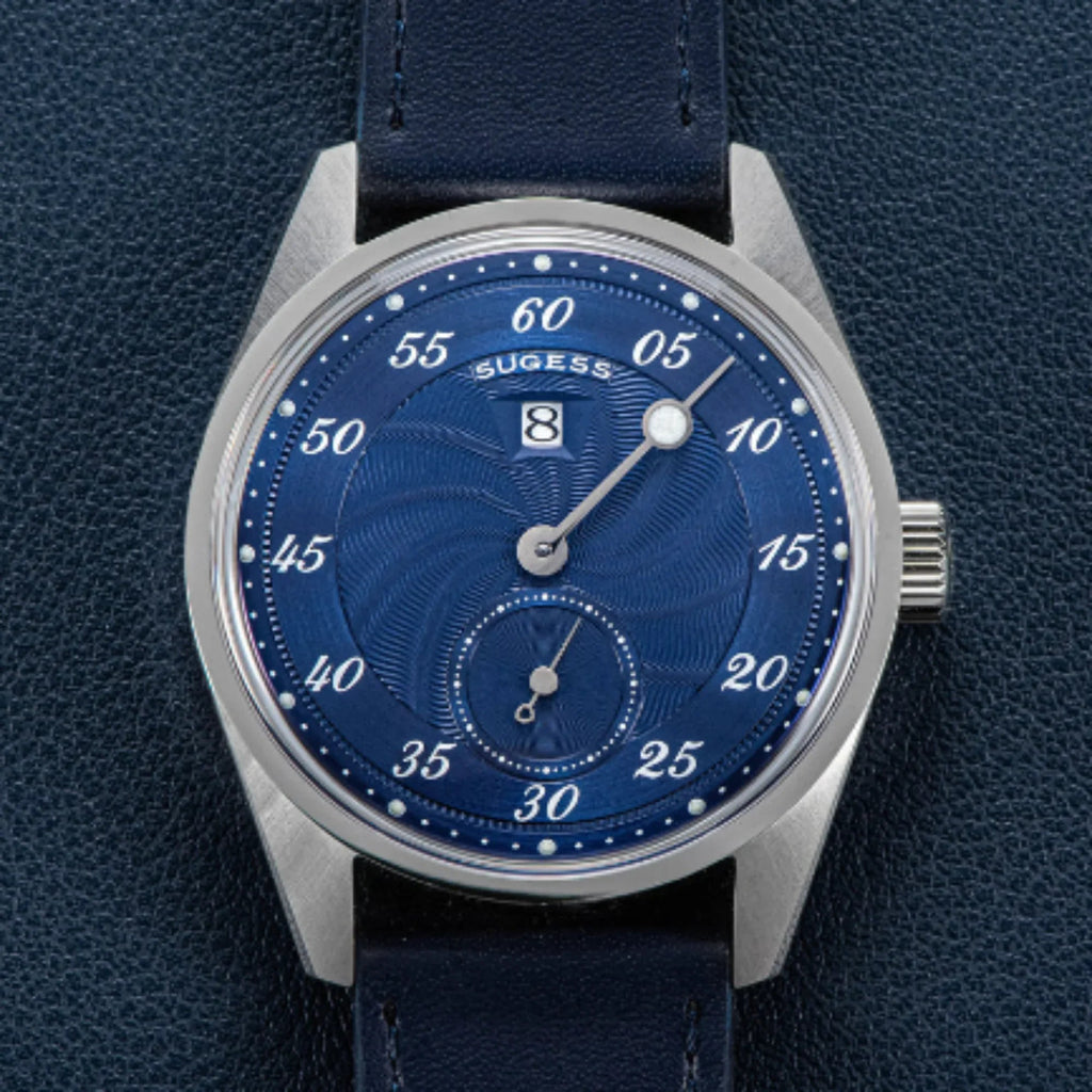 Sugess Automatic S451-1 Deep Blue Dial Jumping Hour One Pointer Stainless Steel - DREAM WATCHES
