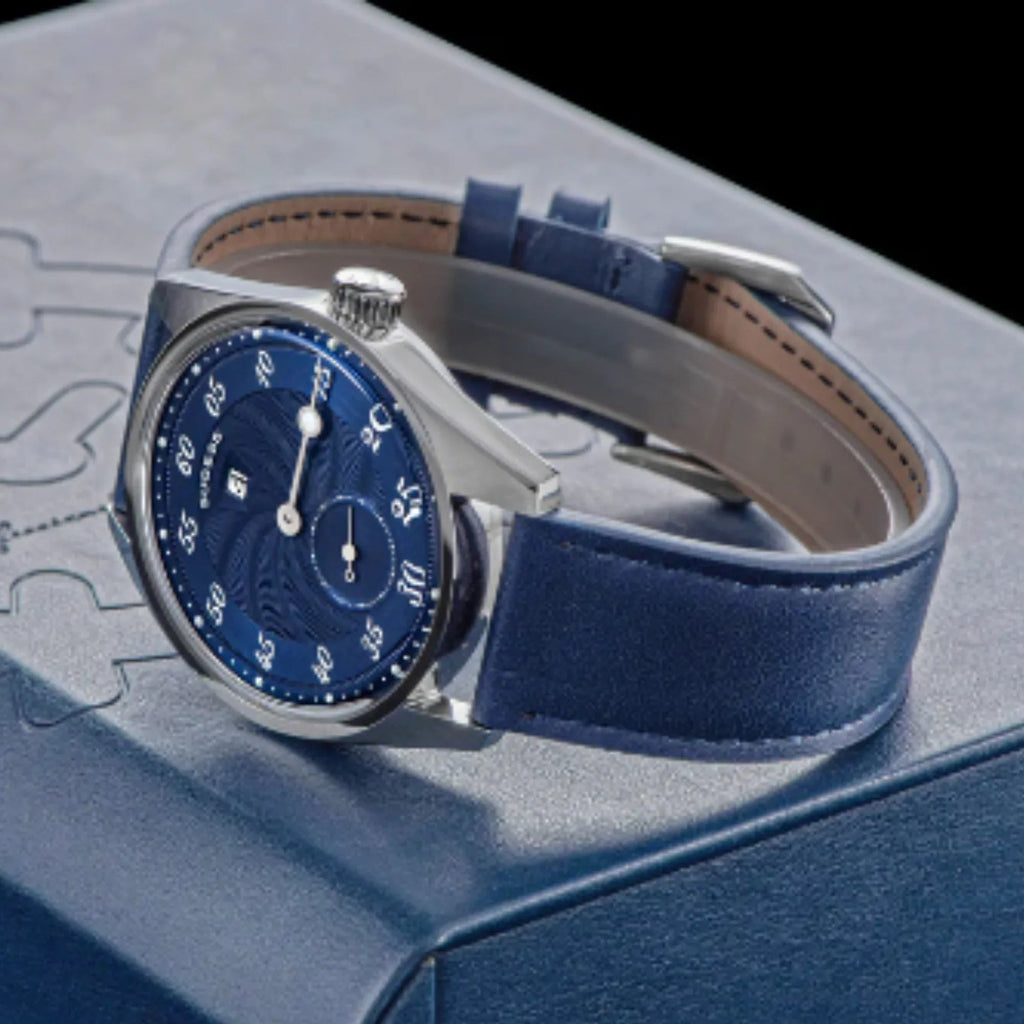 Sugess Automatic S451-1 Deep Blue Dial Jumping Hour One Pointer Stainless Steel - DREAM WATCHES