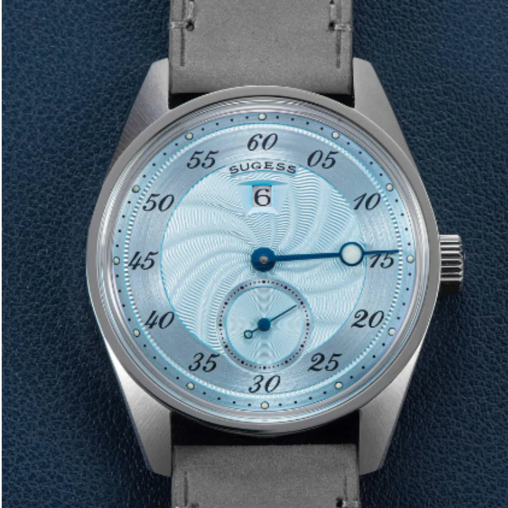 Sugess Automatic S451-1 Light Blue Dial Jumping Hour One Pointer Stainless Steel - DREAM WATCHES