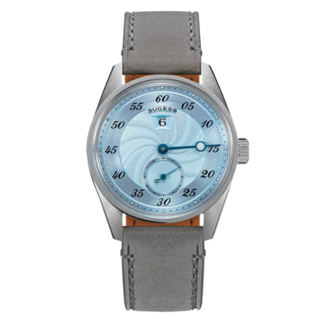 Sugess Automatic S451-1 Light Blue Dial Jumping Hour One Pointer Stainless Steel - DREAM WATCHES