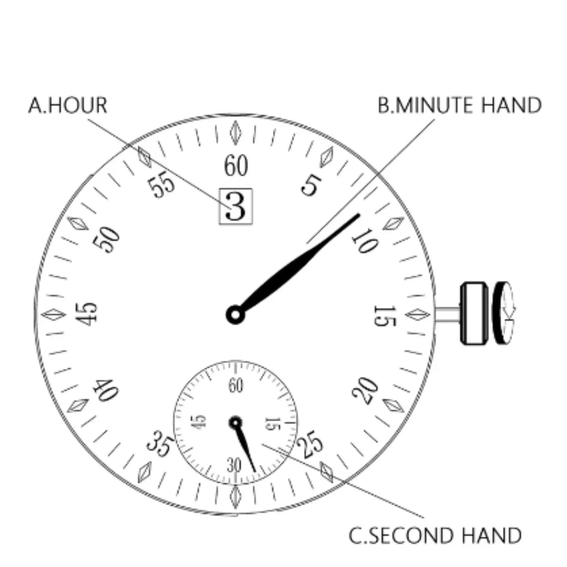 Sugess Automatic S451-1 Salmon Dial Jumping Hour One Pointer Stainless Steel - DREAM WATCHES