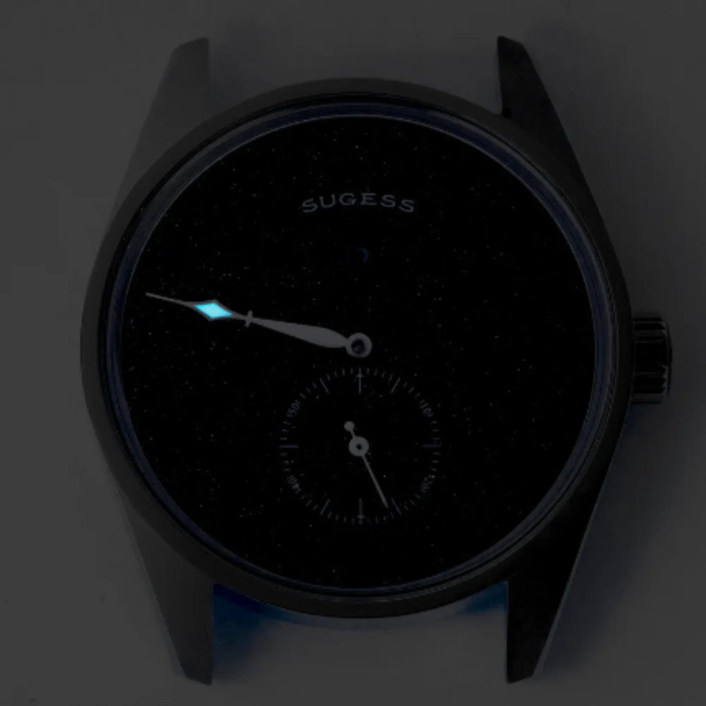 Sugess Automatic S451-2 Blue Sandstone Dial Jumping Hour One Pointer Stainless Steel - DREAM WATCHES