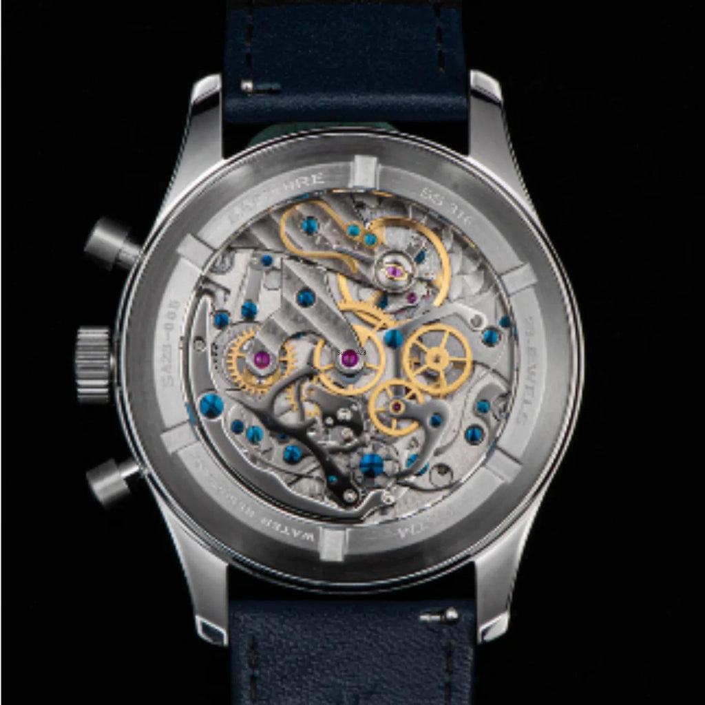 Sugess Chrono Heritage 423 Chronograph Blue Dial - DREAM WATCHES