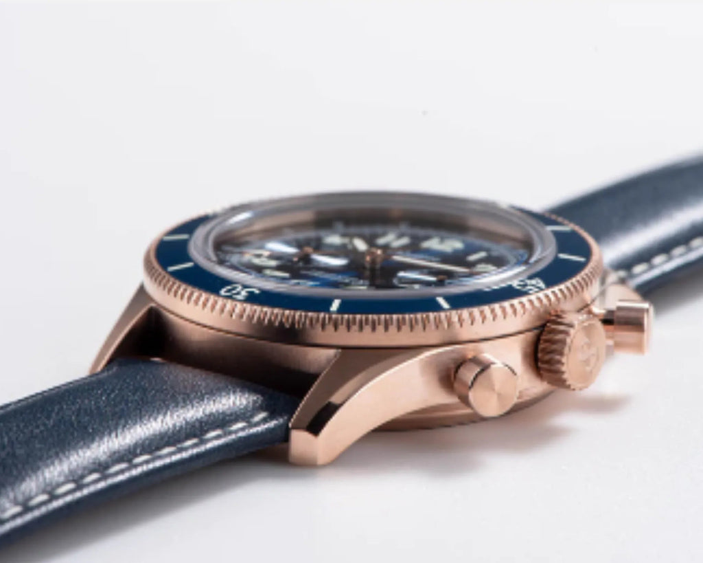 Sugess Chrono Heritage 423 Chronograph Rose Gold - DREAM WATCHES