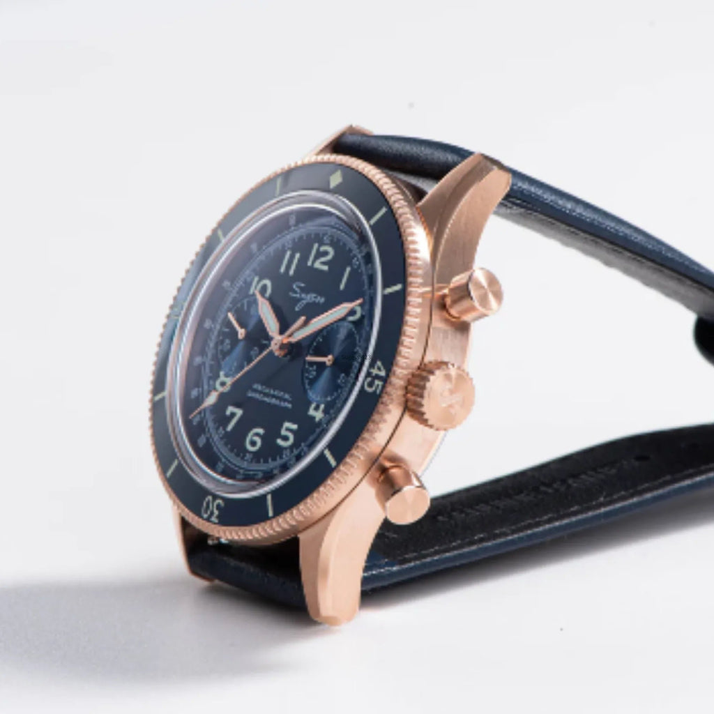 Sugess Chrono Heritage 423 Chronograph Rose Gold - DREAM WATCHES