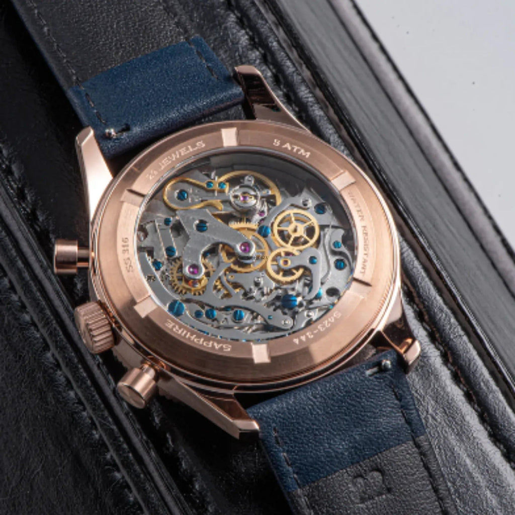 Sugess Chrono Heritage 423 Chronograph Rose Gold - DREAM WATCHES