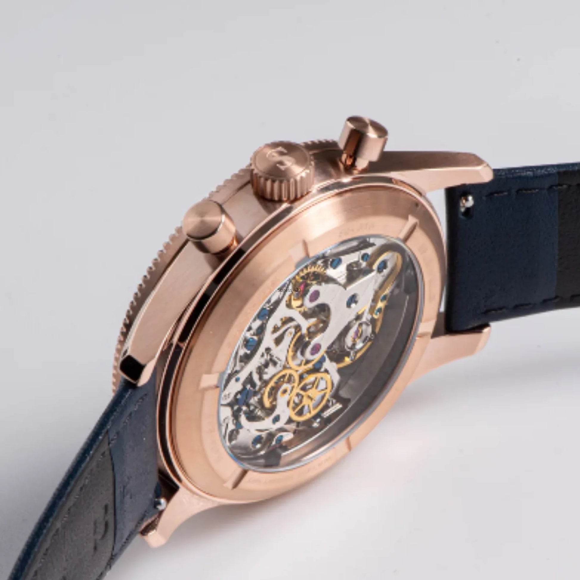 Sugess Chrono Heritage 423 Chronograph Rose Gold - DREAM WATCHES