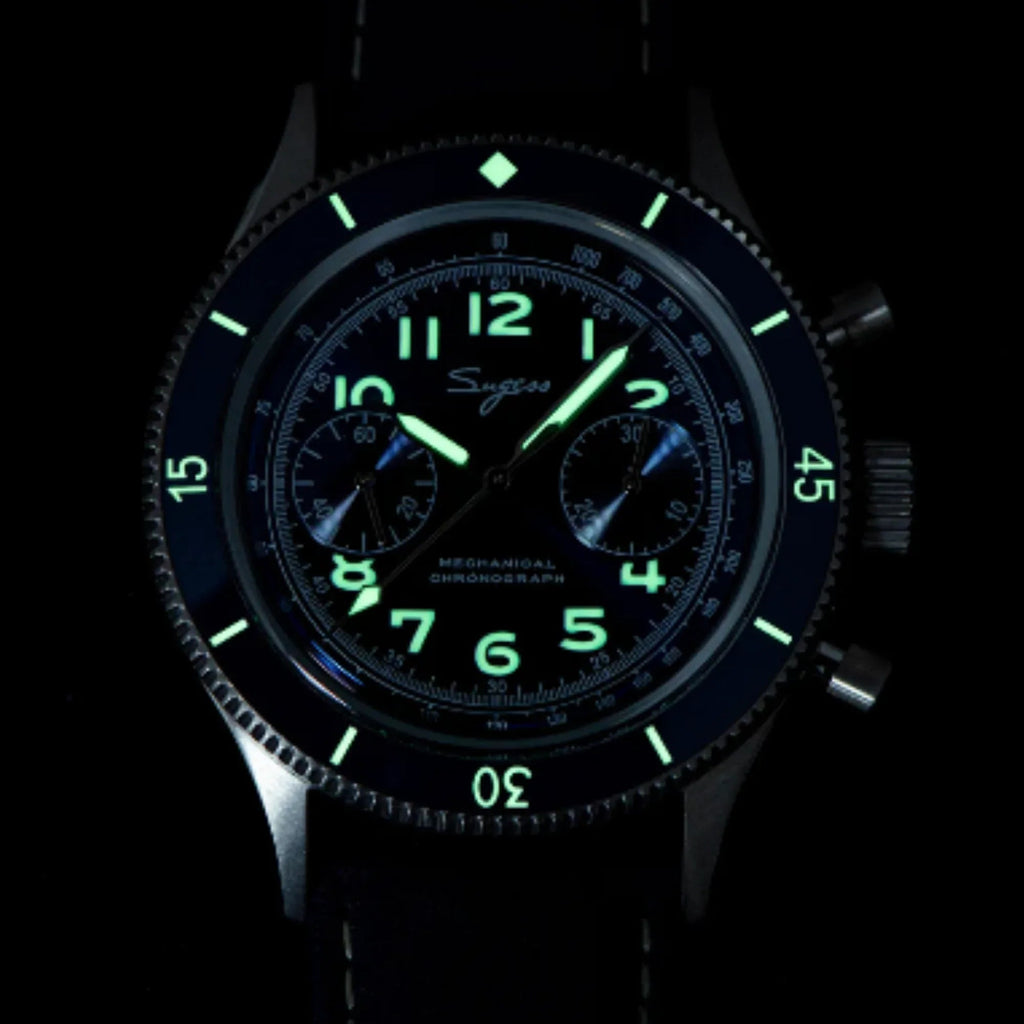 Sugess Chrono Heritage 423 Chronograph Rose Gold - DREAM WATCHES