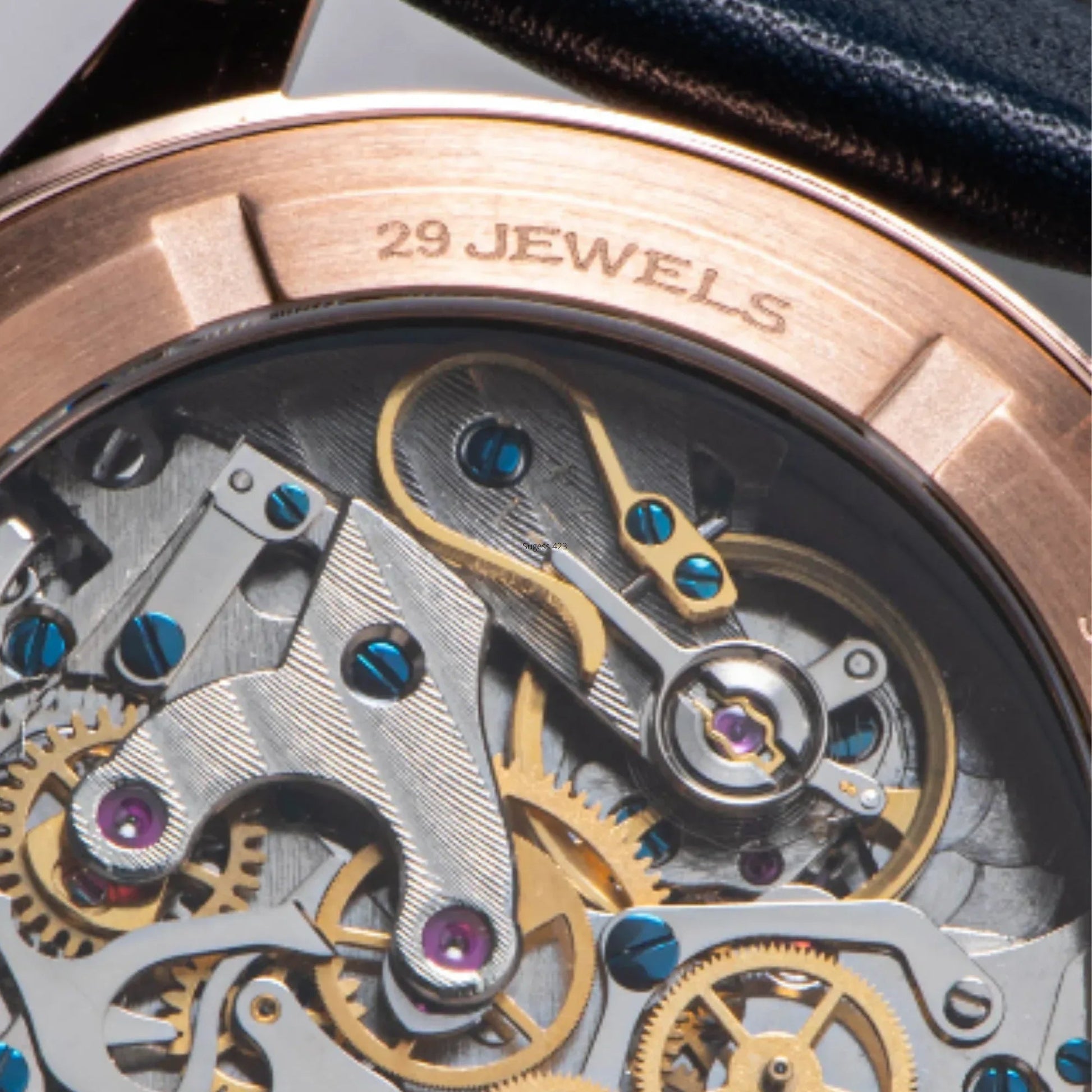 Sugess Chrono Heritage 423 Chronograph Rose Gold - DREAM WATCHES