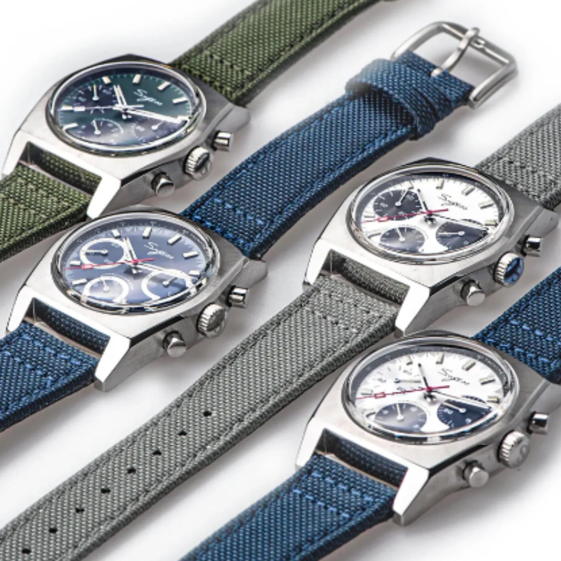 Sugess Chrono Heritage S419 Chronograph Panda Dial - DREAM WATCHES