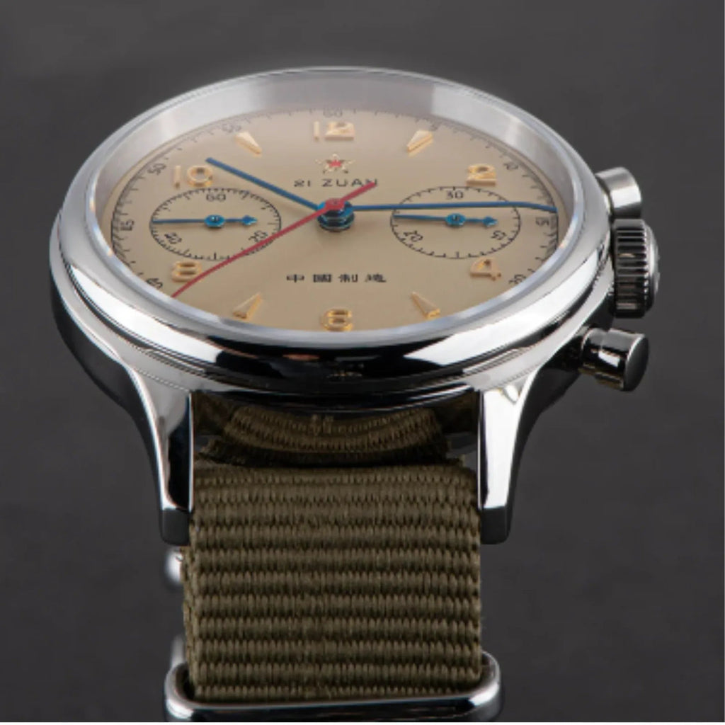 Sugess Chrono Heritage Seagull 1963 Movement Sapphire Crystal 38mm With Swan Neck Regulator - DREAM WATCHES