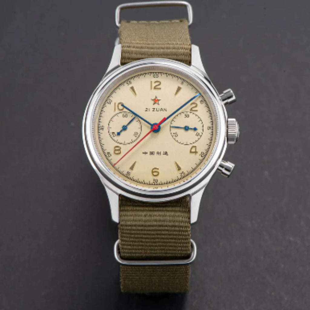 Sugess Chrono Heritage Seagull 1963 Movement Sapphire Crystal 38mm With Swan Neck Regulator - DREAM WATCHES