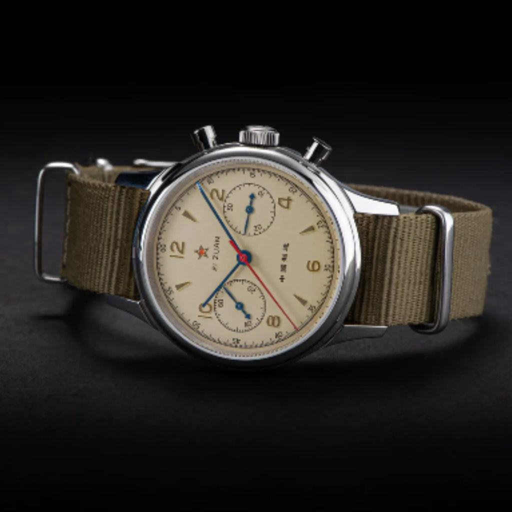 Sugess Chrono Heritage Seagull 1963 Movement Sapphire Crystal 38mm With Swan Neck Regulator - DREAM WATCHES