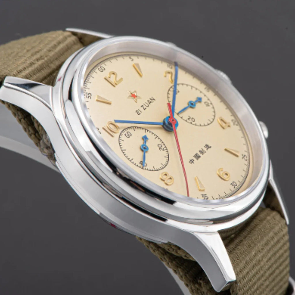 Sugess Chrono Heritage Seagull 1963 Movement Sapphire Crystal 38mm With Swan Neck Regulator - DREAM WATCHES