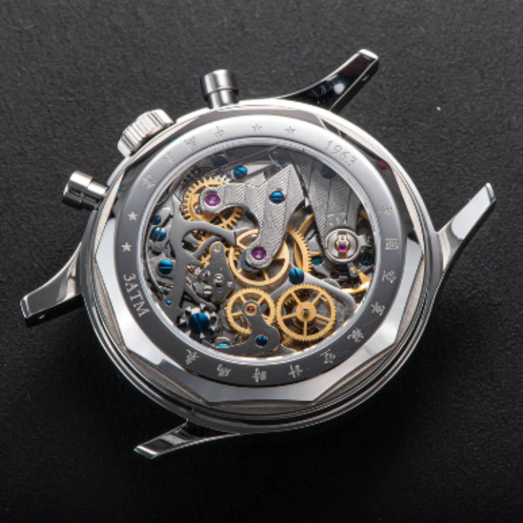 Sugess Chrono Heritage Seagull 1963 Movement Sapphire Crystal 38mm With Swan Neck Regulator - DREAM WATCHES