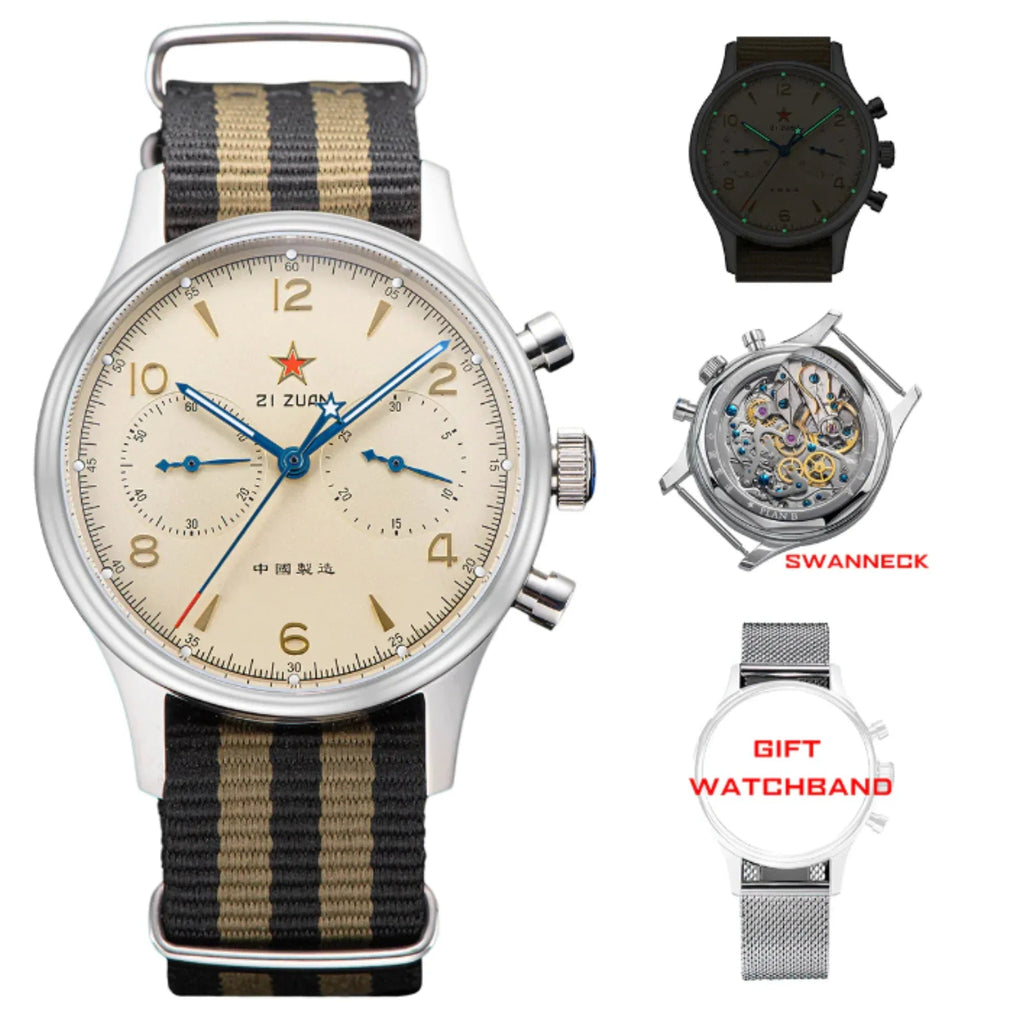 Sugess Chrono Heritage SU1963S40/X 40mm 1963 Swan Neck Regulator - DREAM WATCHES