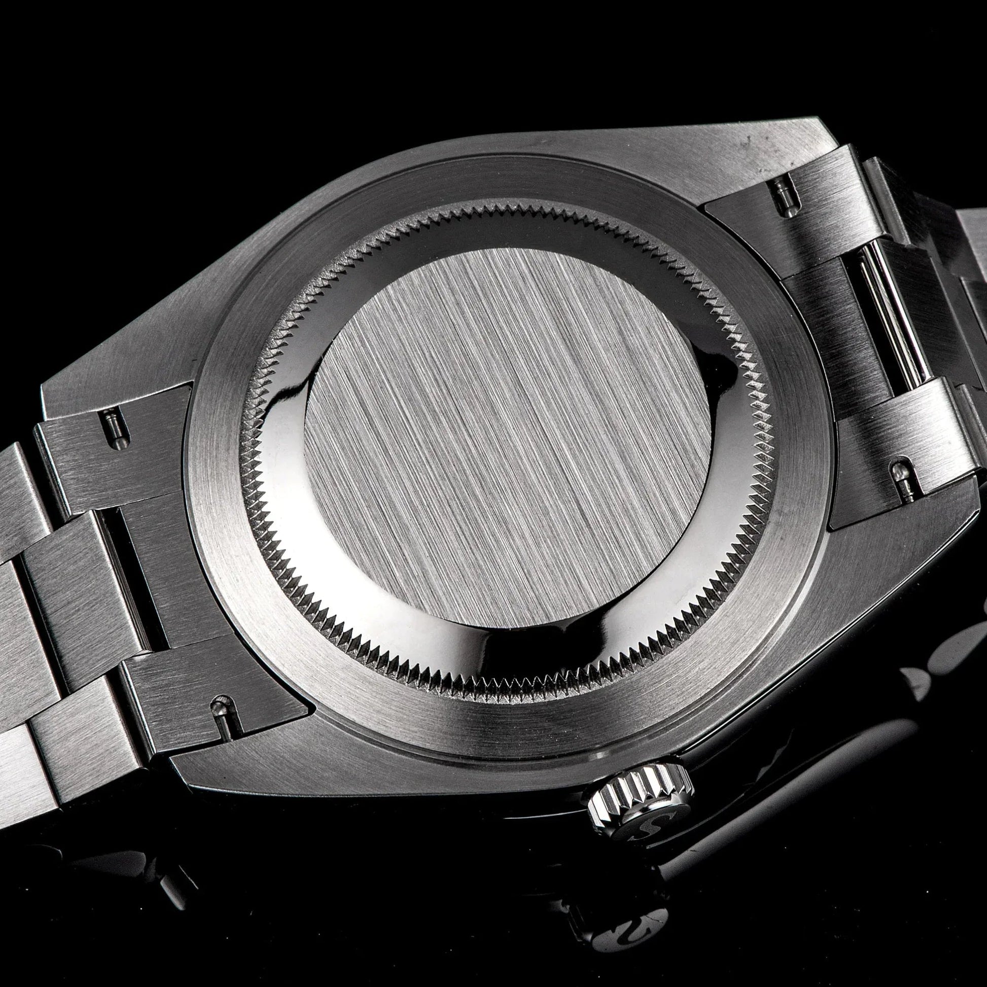 Sugess Heritage 433 DD Date and Day Display Stainless-Steel - Black Dial - DREAM WATCHES