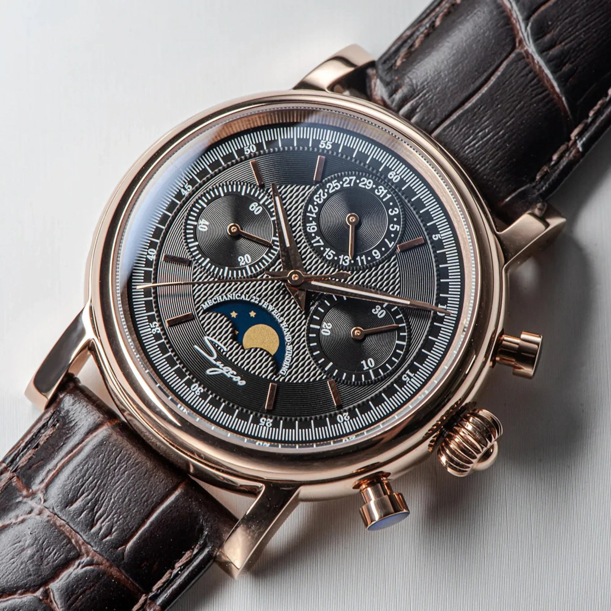 Sugess MoonPhase Master SU1908GZ S394 - Bronze - DREAM WATCHES