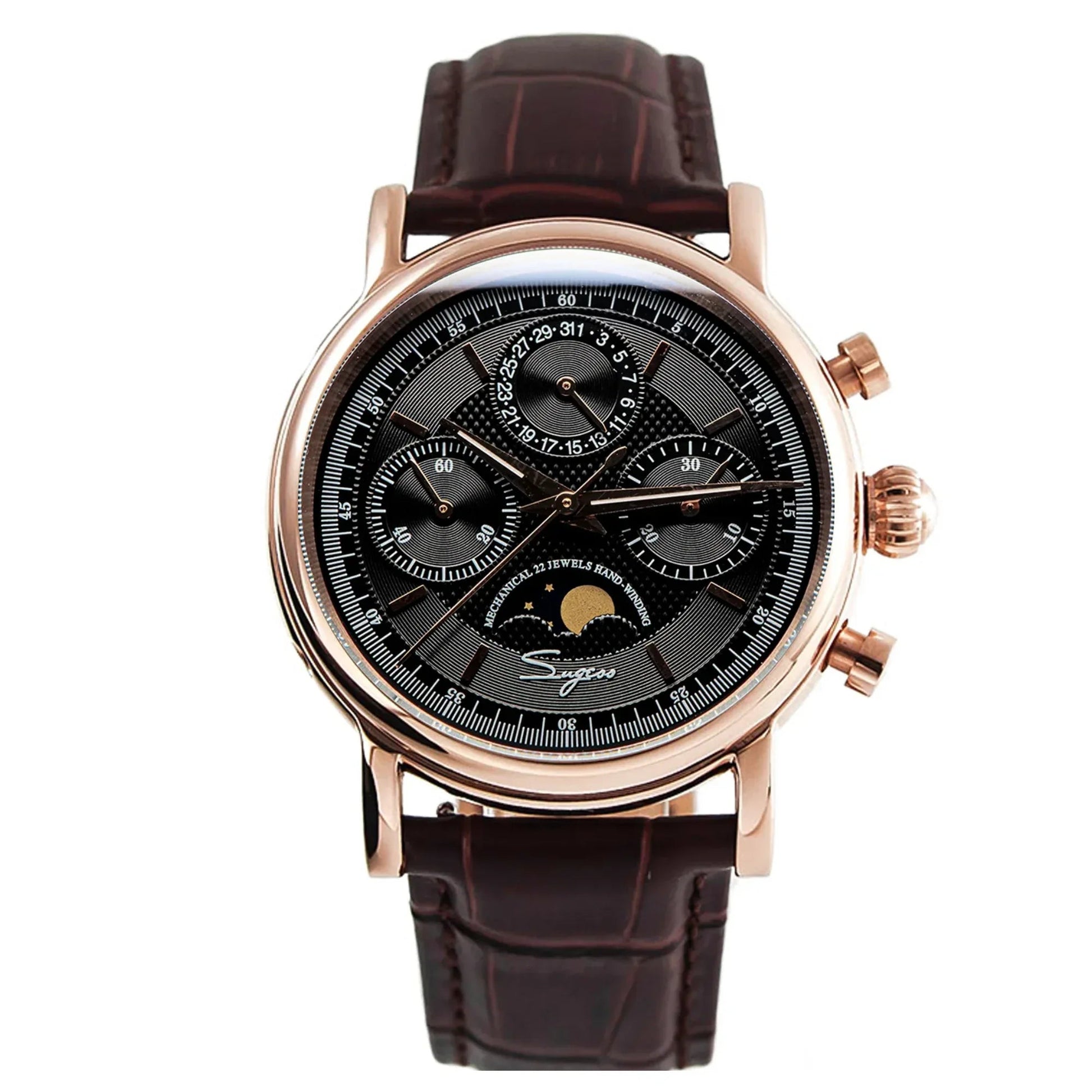 Sugess MoonPhase Master SU1908GZ S394 - Bronze - DREAM WATCHES