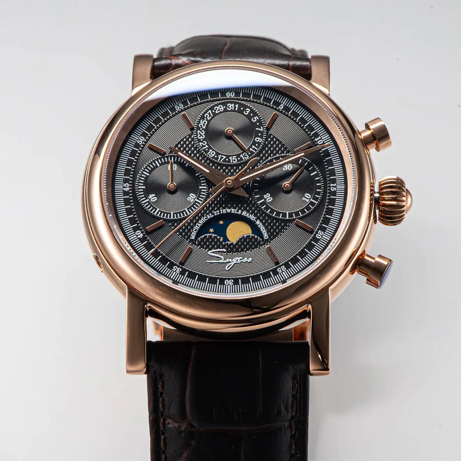 Sugess MoonPhase Master SU1908GZ S394 - Bronze - DREAM WATCHES