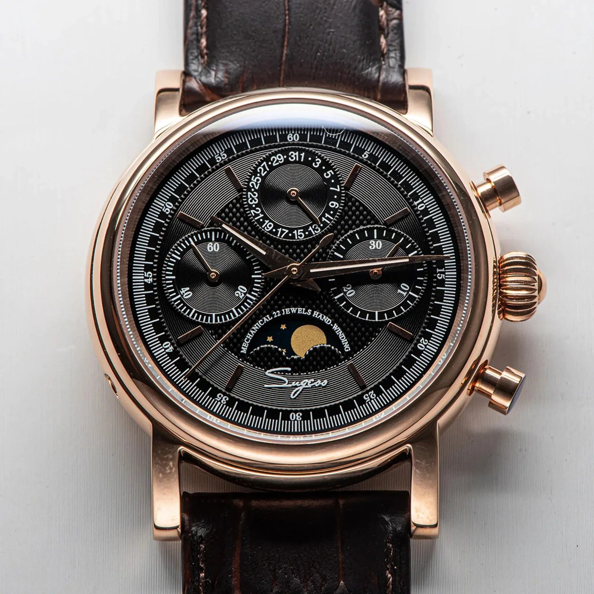 Sugess MoonPhase Master SU1908GZ S394 - Bronze - DREAM WATCHES