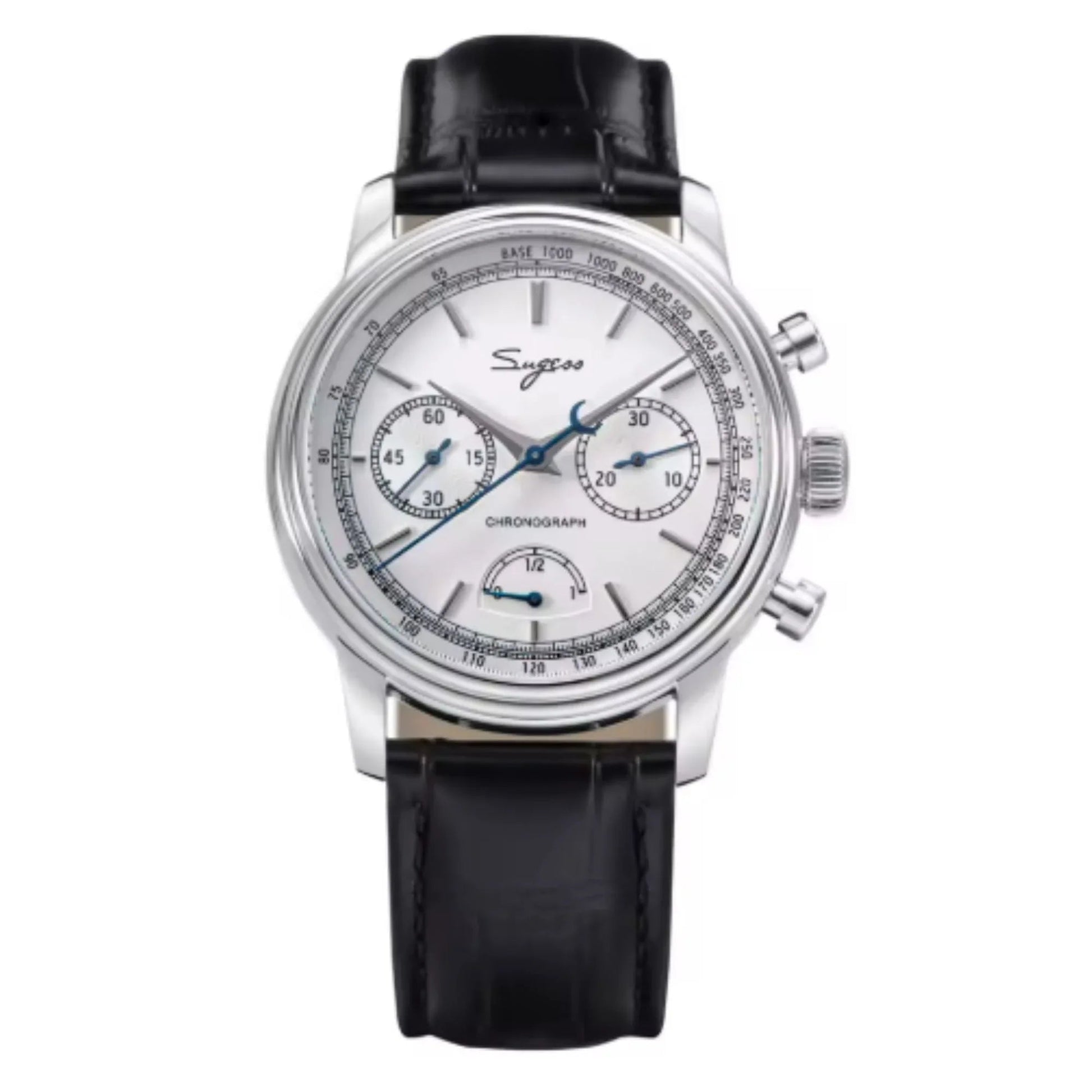 Sugess S438 with Power Reseve ST1906 Sapphire Chrono Mechanical Mens Watch - DREAM WATCHES