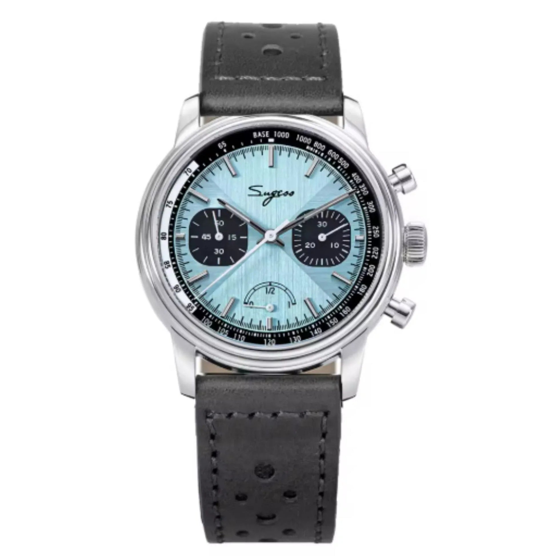 Sugess S438 with Power Reseve ST1906 Sapphire Chrono Mechanical Mens Watch - DREAM WATCHES