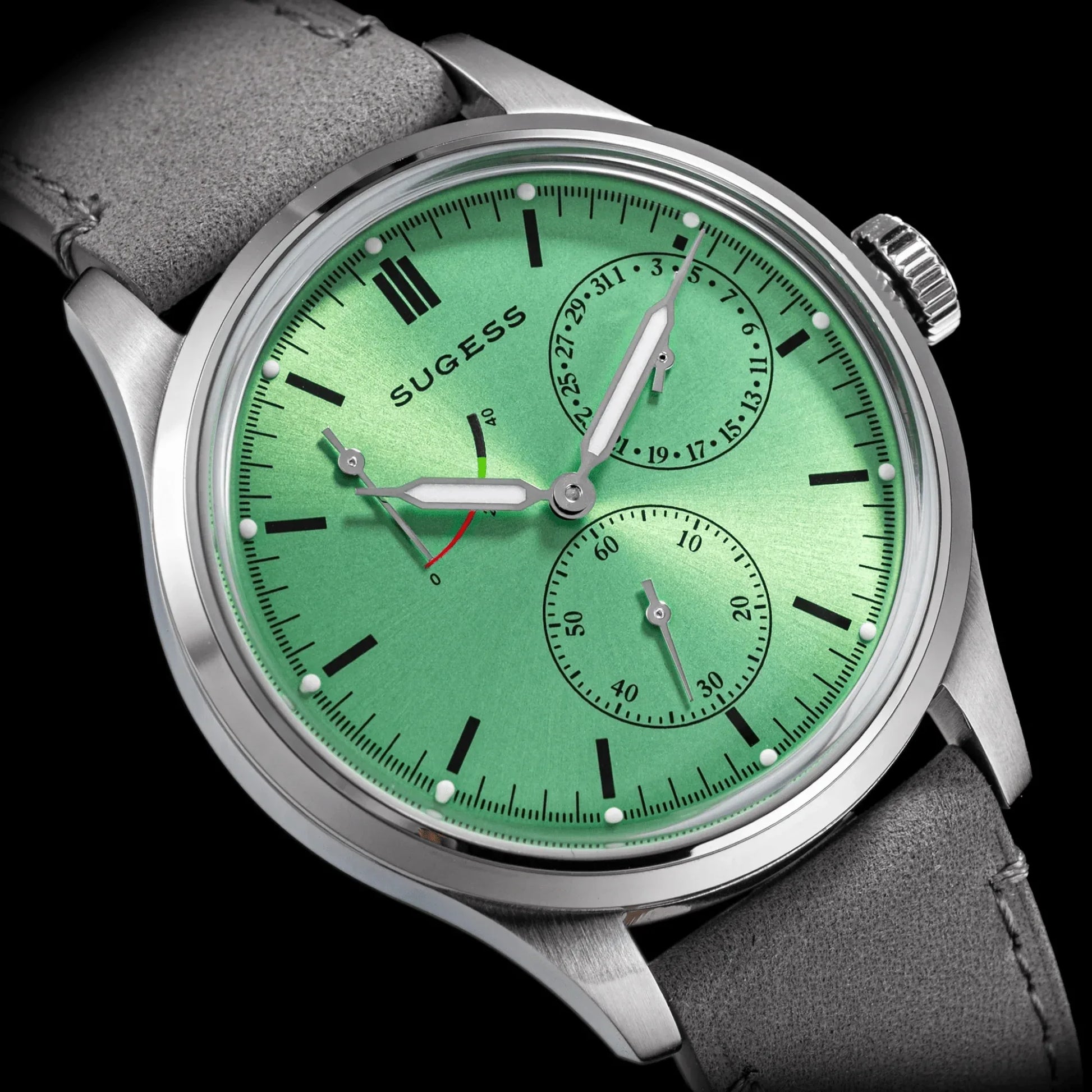 Sugess S458 Green Dial Stainless-Steel Automatic - DREAM WATCHES