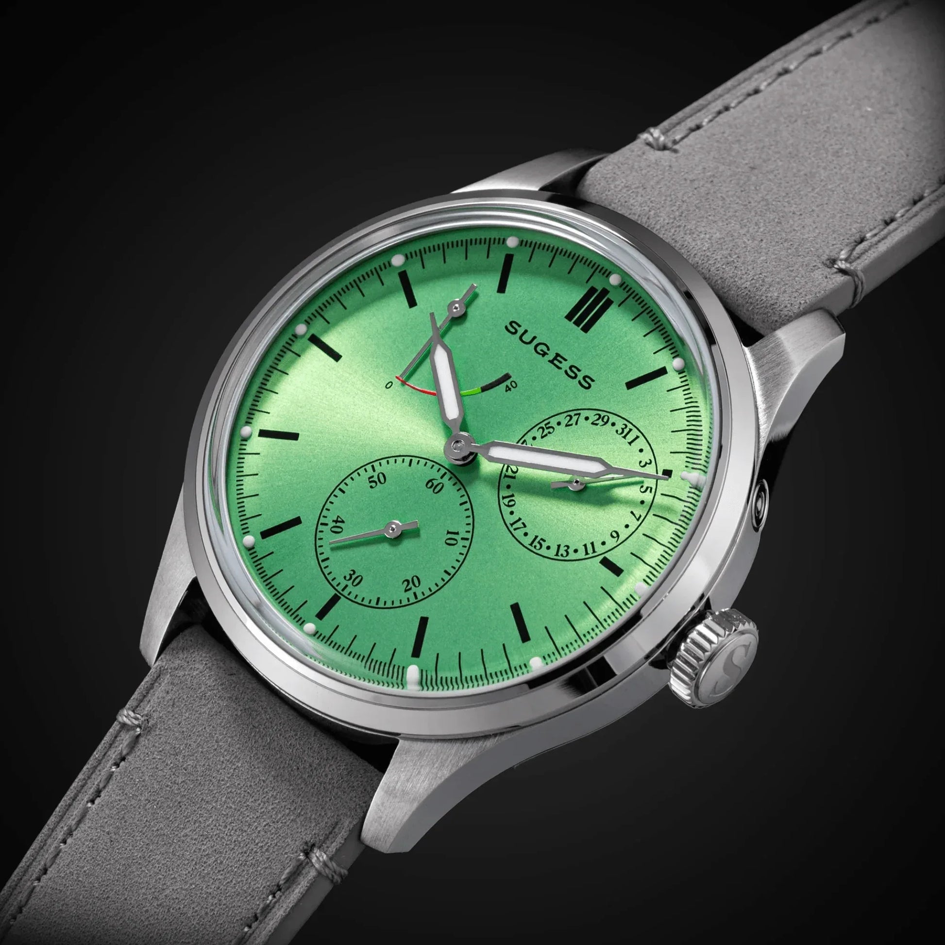 Sugess S458 Green Dial Stainless-Steel Automatic - DREAM WATCHES
