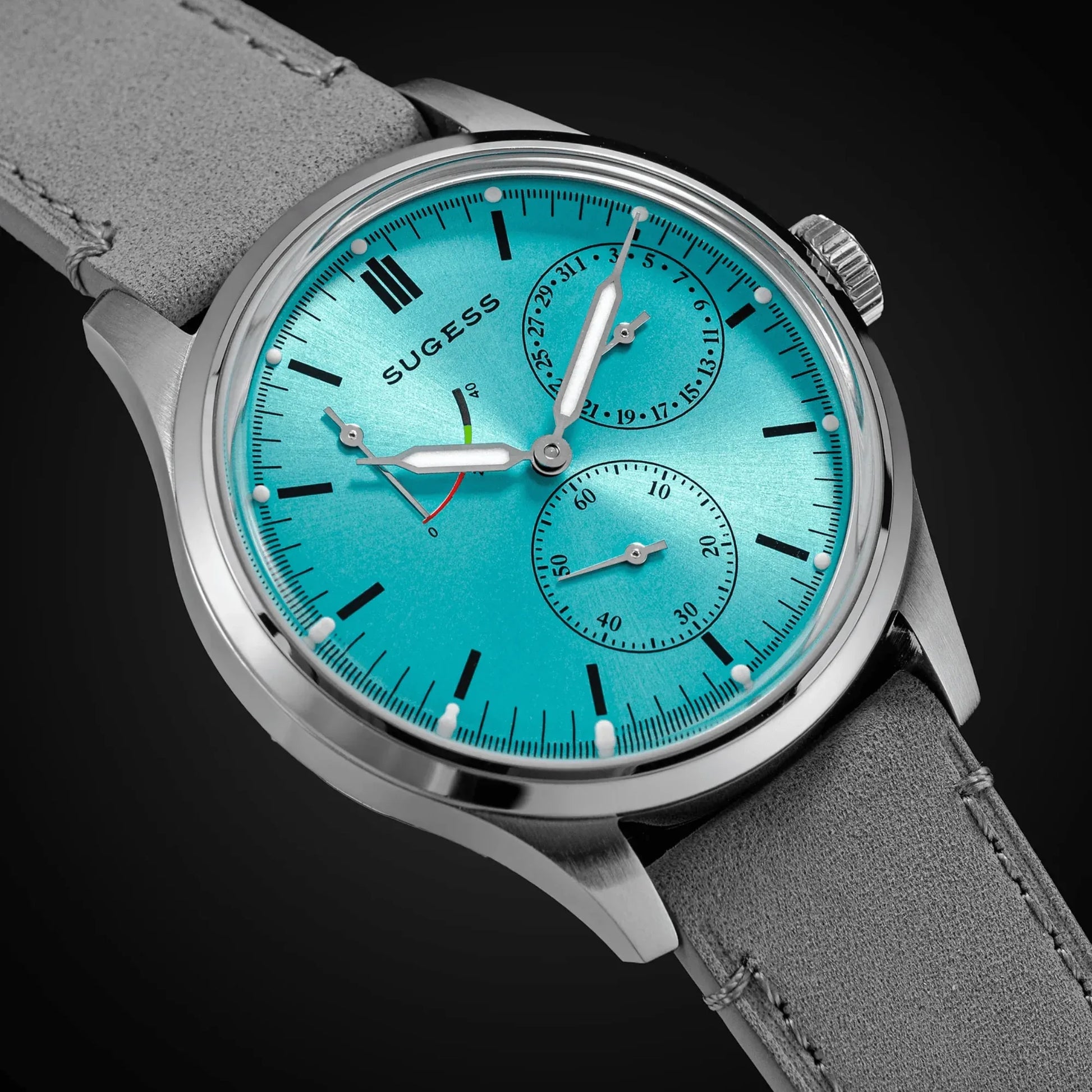 Sugess S458 Light Blue Dial Stainless-Steel Automatic - DREAM WATCHES