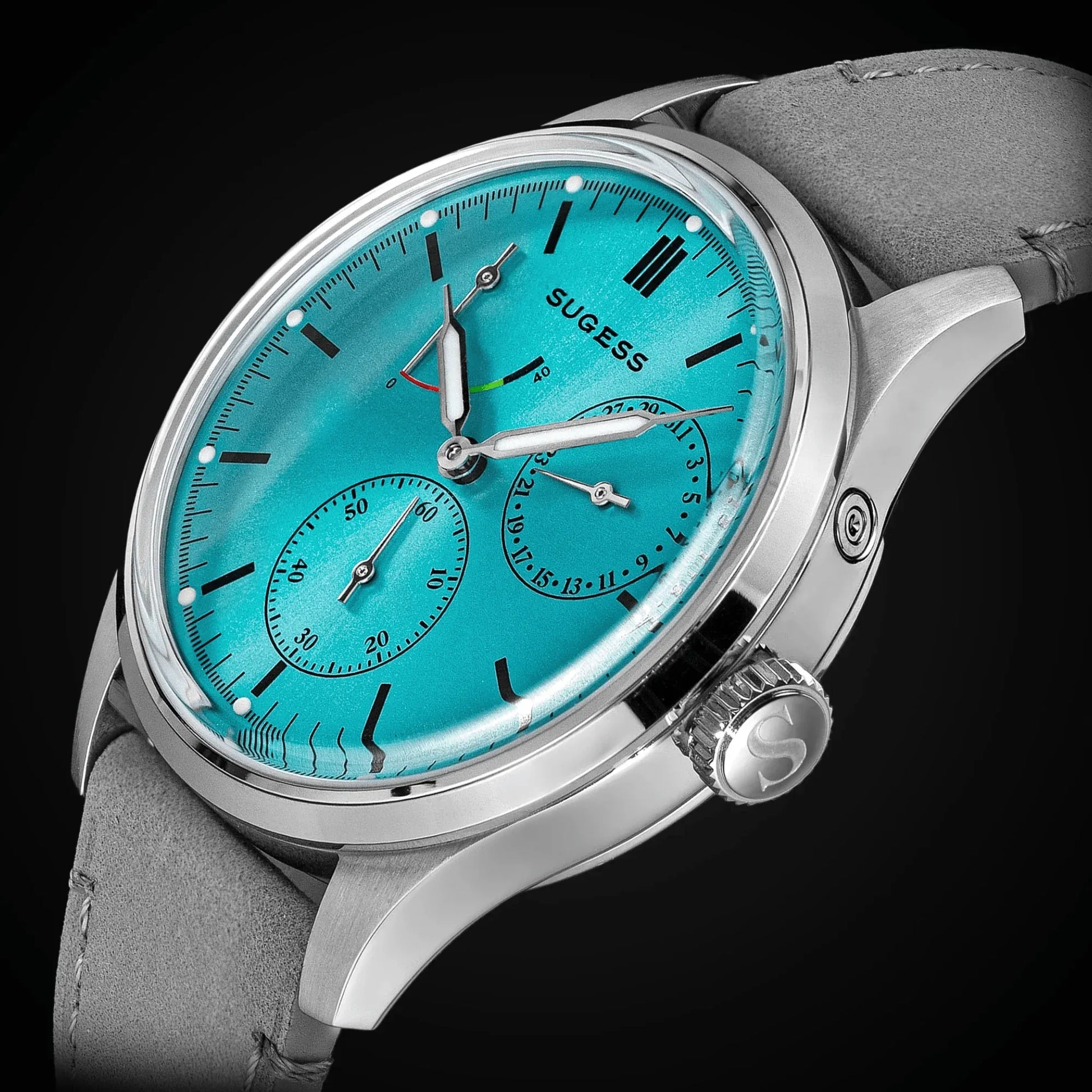 Sugess S458 Light Blue Dial Stainless-Steel Automatic - DREAM WATCHES