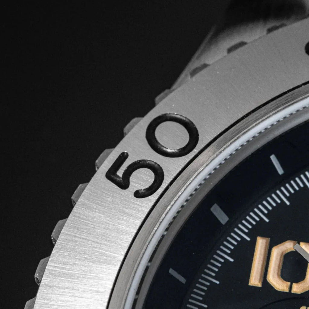 Sugess S464 Titanium Chronograph White Dial - DREAM WATCHES