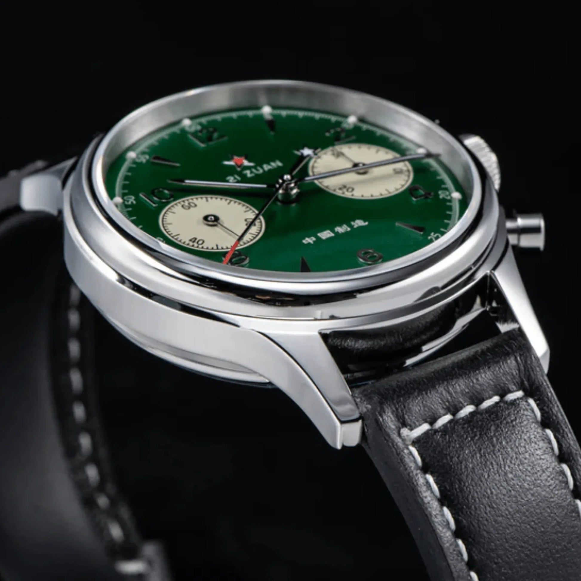 Sugess Seagull Movement Watch SU1963G 1963 38mm Green Dial - DREAM WATCHES