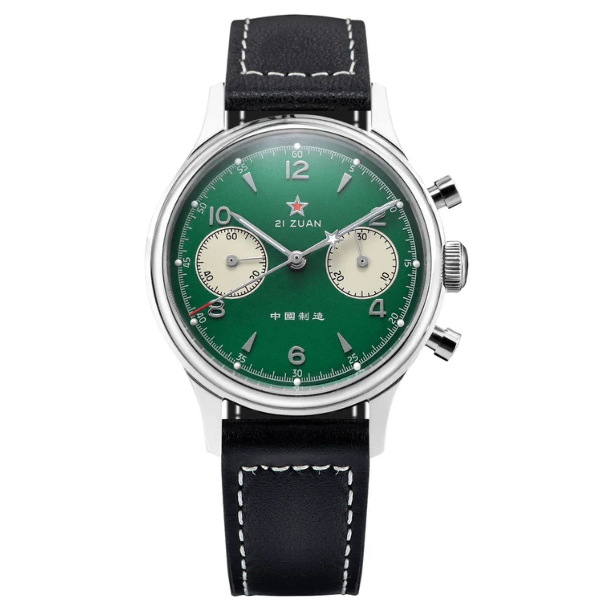 Sugess Seagull Movement Watch SU1963G 1963 38mm Green Dial - DREAM WATCHES