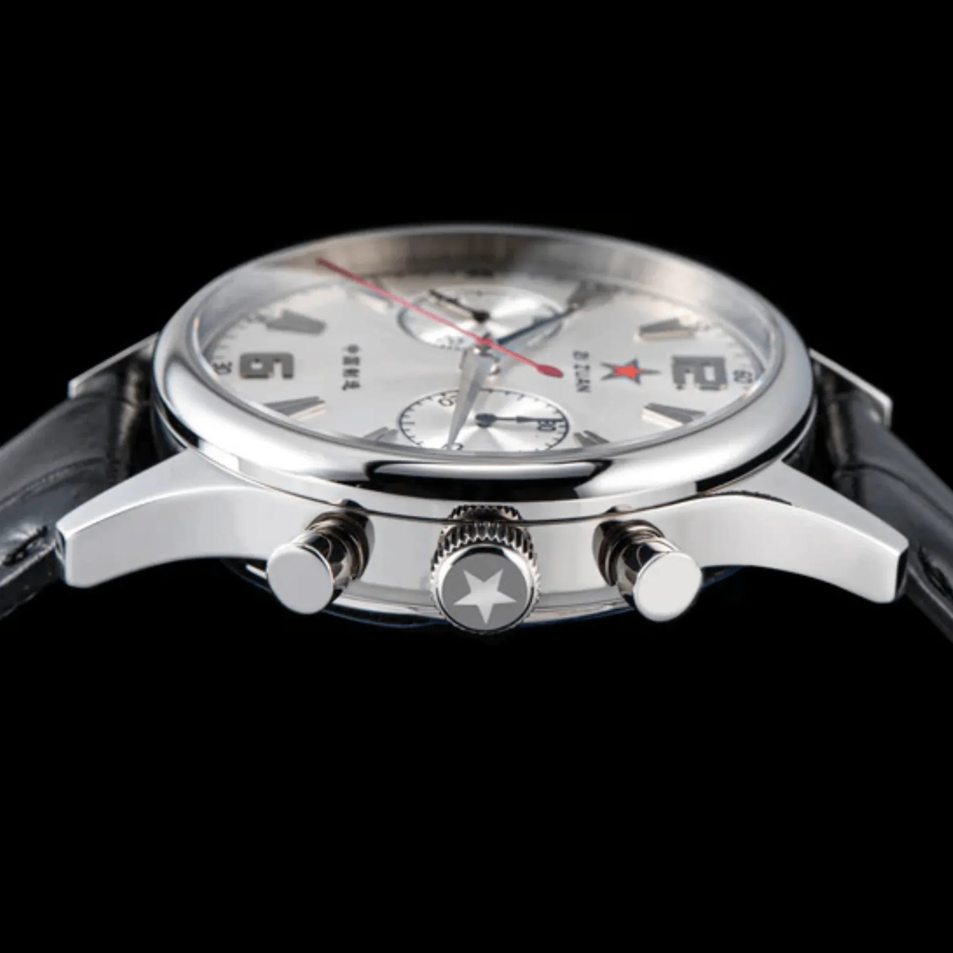 Sugess Seagull Movement Watch SU1963S 1963 40mm Silver Dial Swan Neck Regulator - DREAM WATCHES